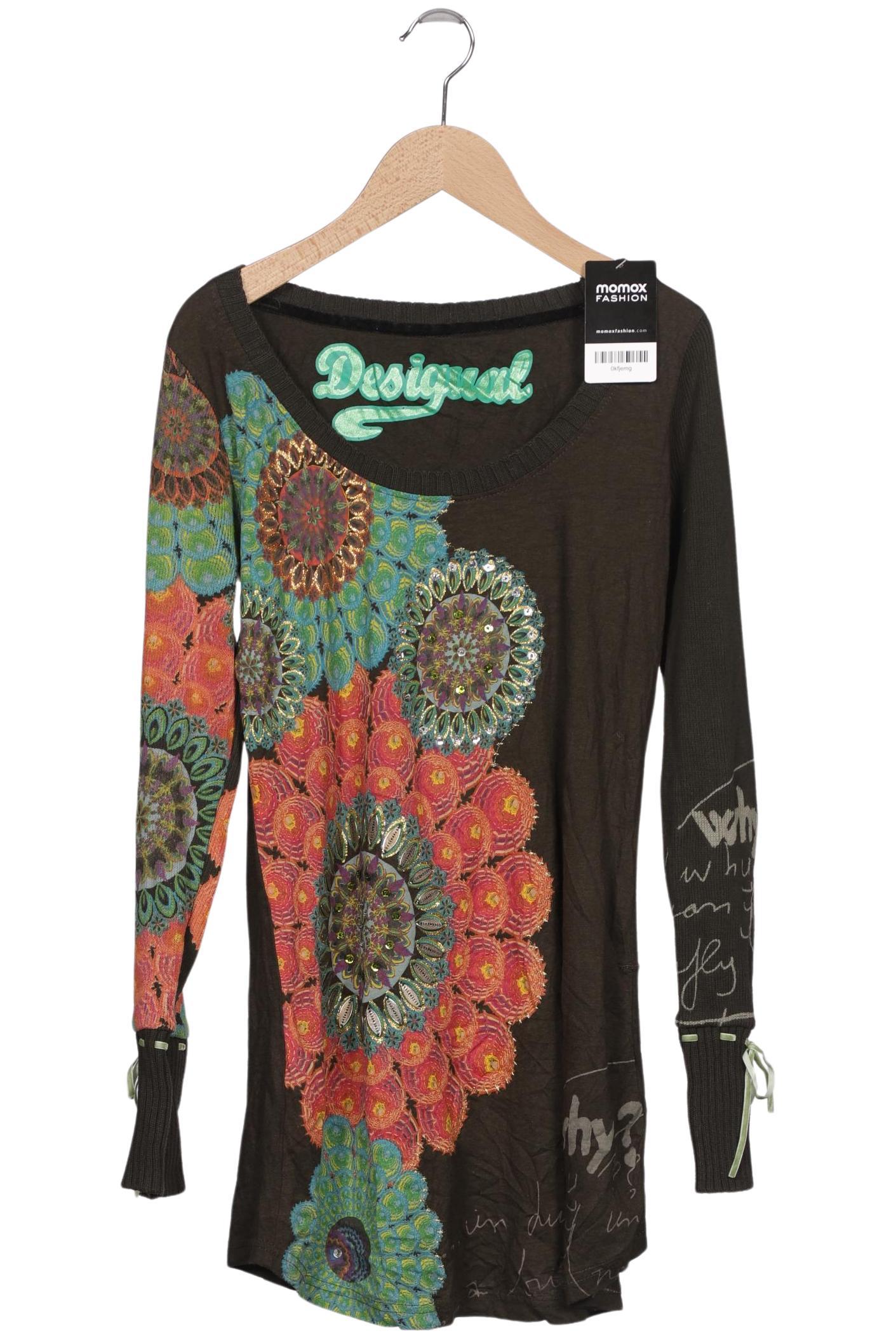 

Desigual Damen Langarmshirt, grün, Gr. 38