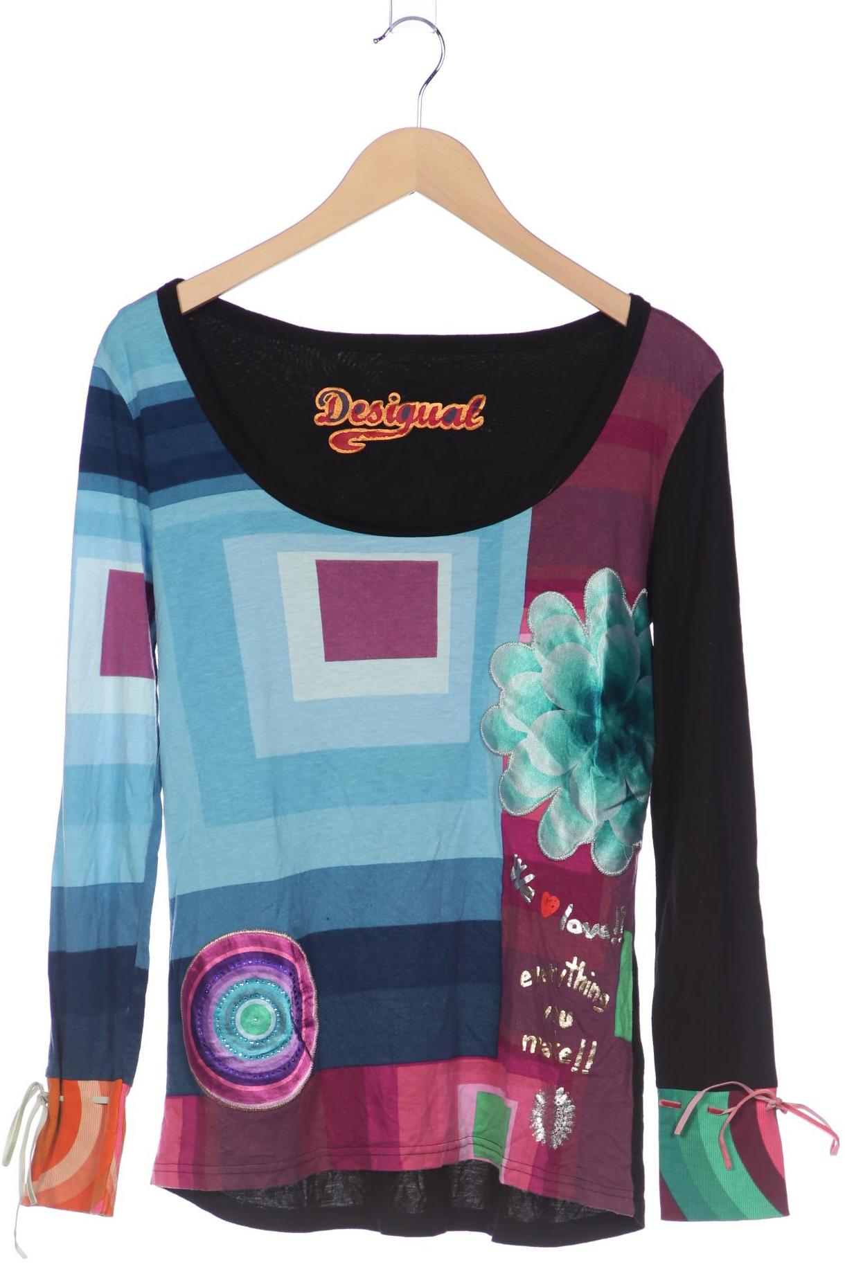 

Desigual Damen Langarmshirt, mehrfarbig, Gr. 44