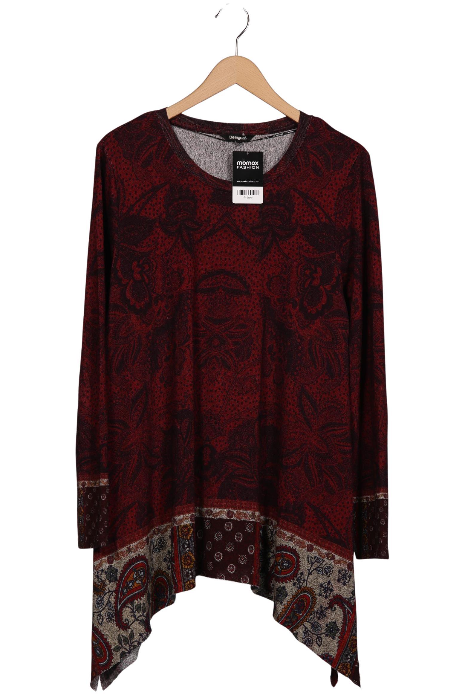 

Desigual Damen Langarmshirt, bordeaux, Gr. 44