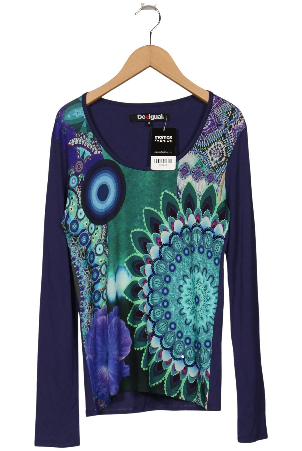 

Desigual Damen Langarmshirt, marineblau, Gr. 38