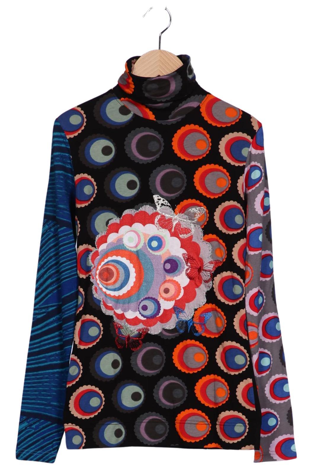 

Desigual Damen Langarmshirt, mehrfarbig, Gr. 36