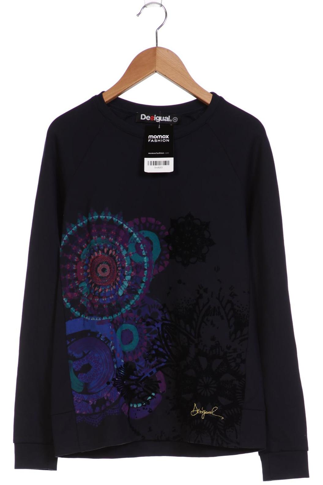 

Desigual Damen Langarmshirt, marineblau, Gr. 34
