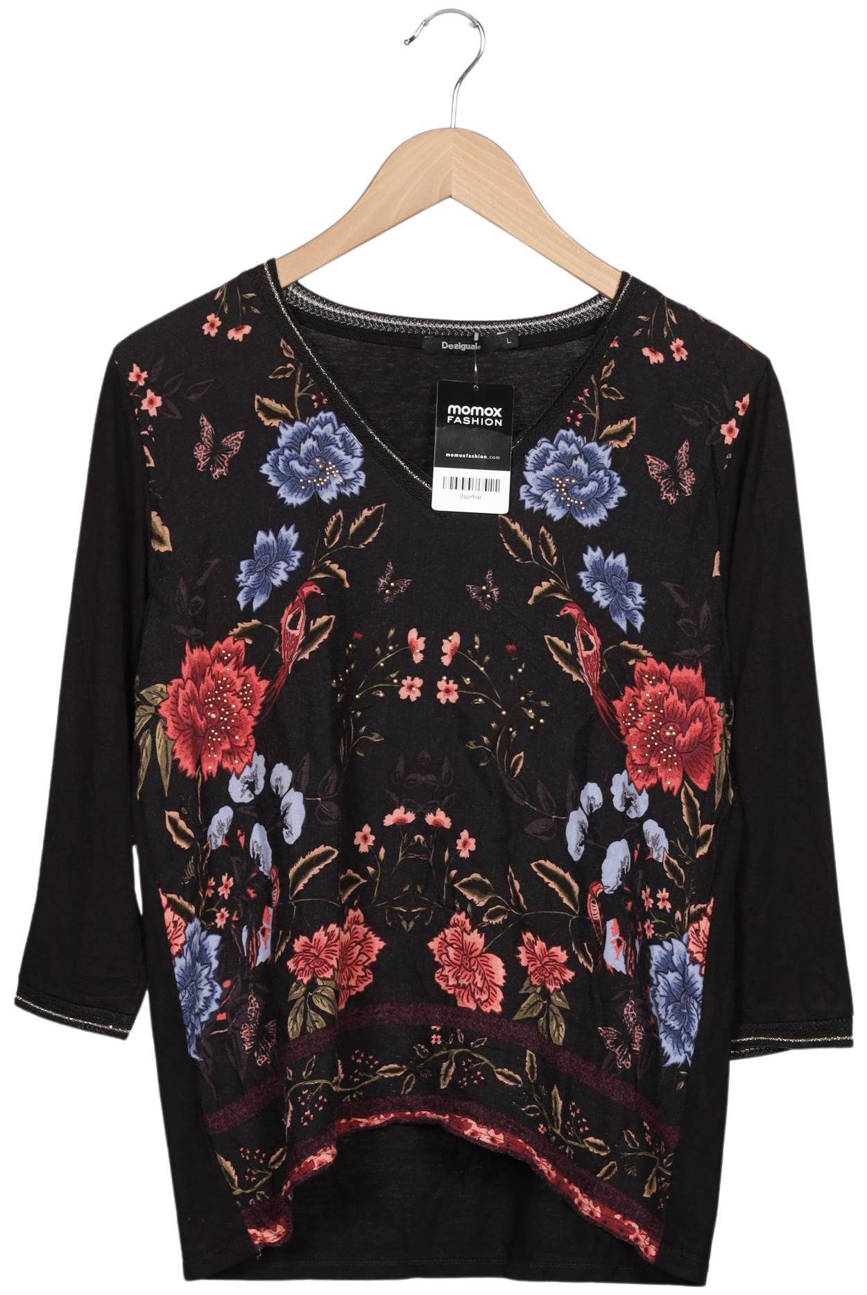 

Desigual Damen Langarmshirt, schwarz, Gr. 42