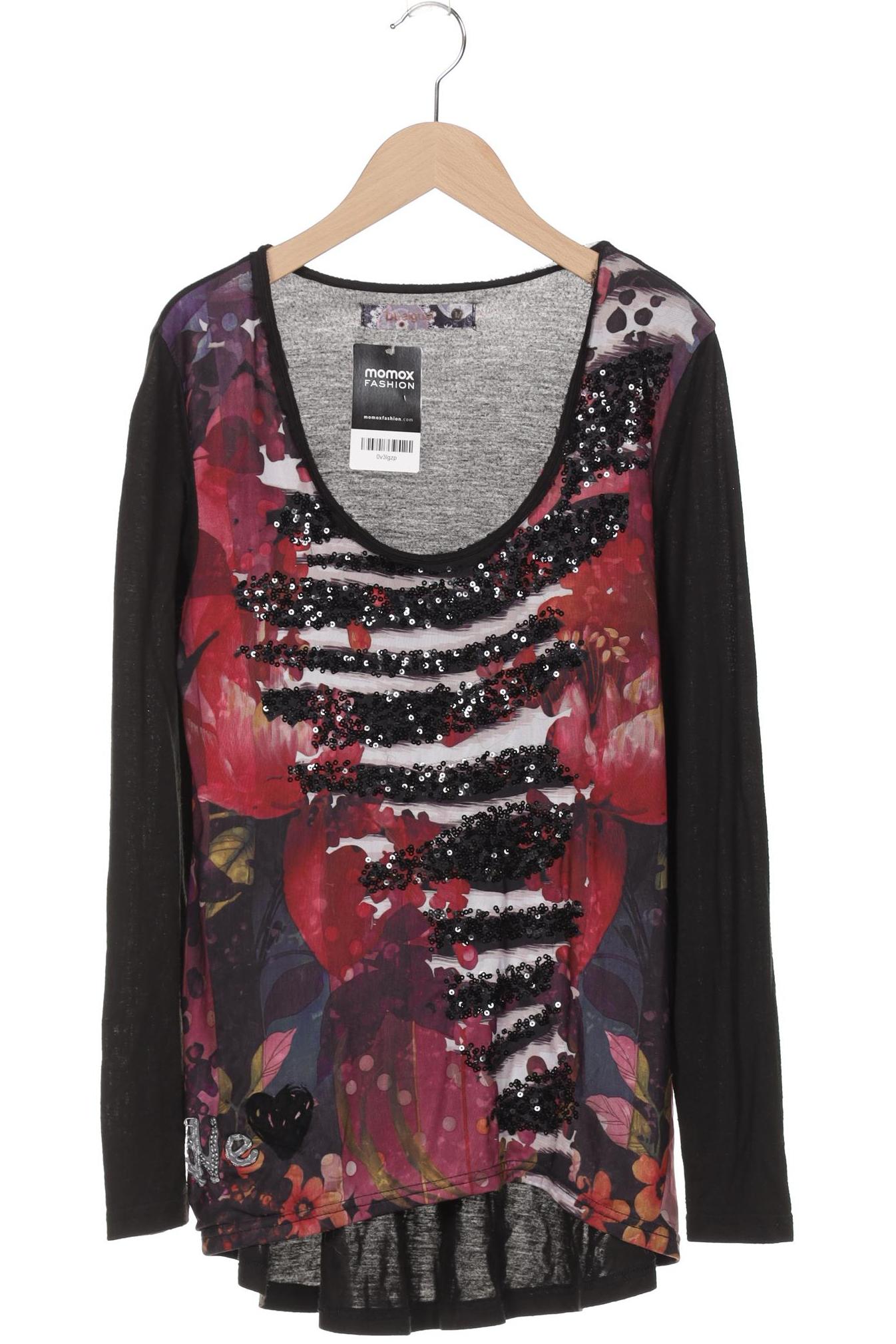 

Desigual Damen Langarmshirt, schwarz, Gr. 38