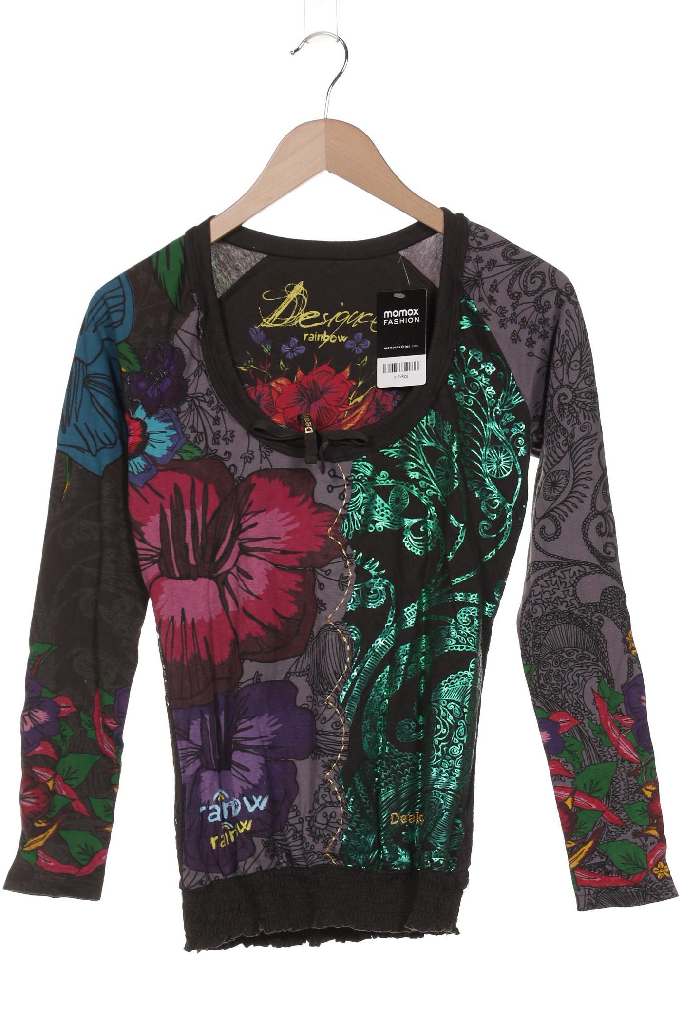 

Desigual Damen Langarmshirt, mehrfarbig, Gr. 38