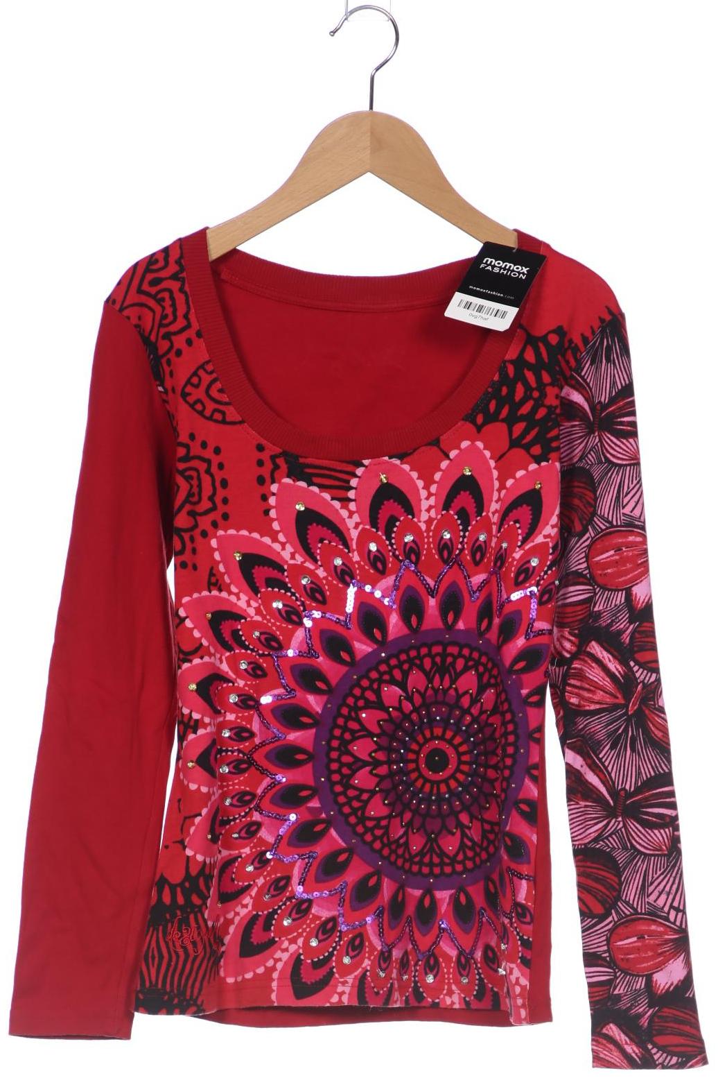 

Desigual Damen Langarmshirt, pink, Gr. 36