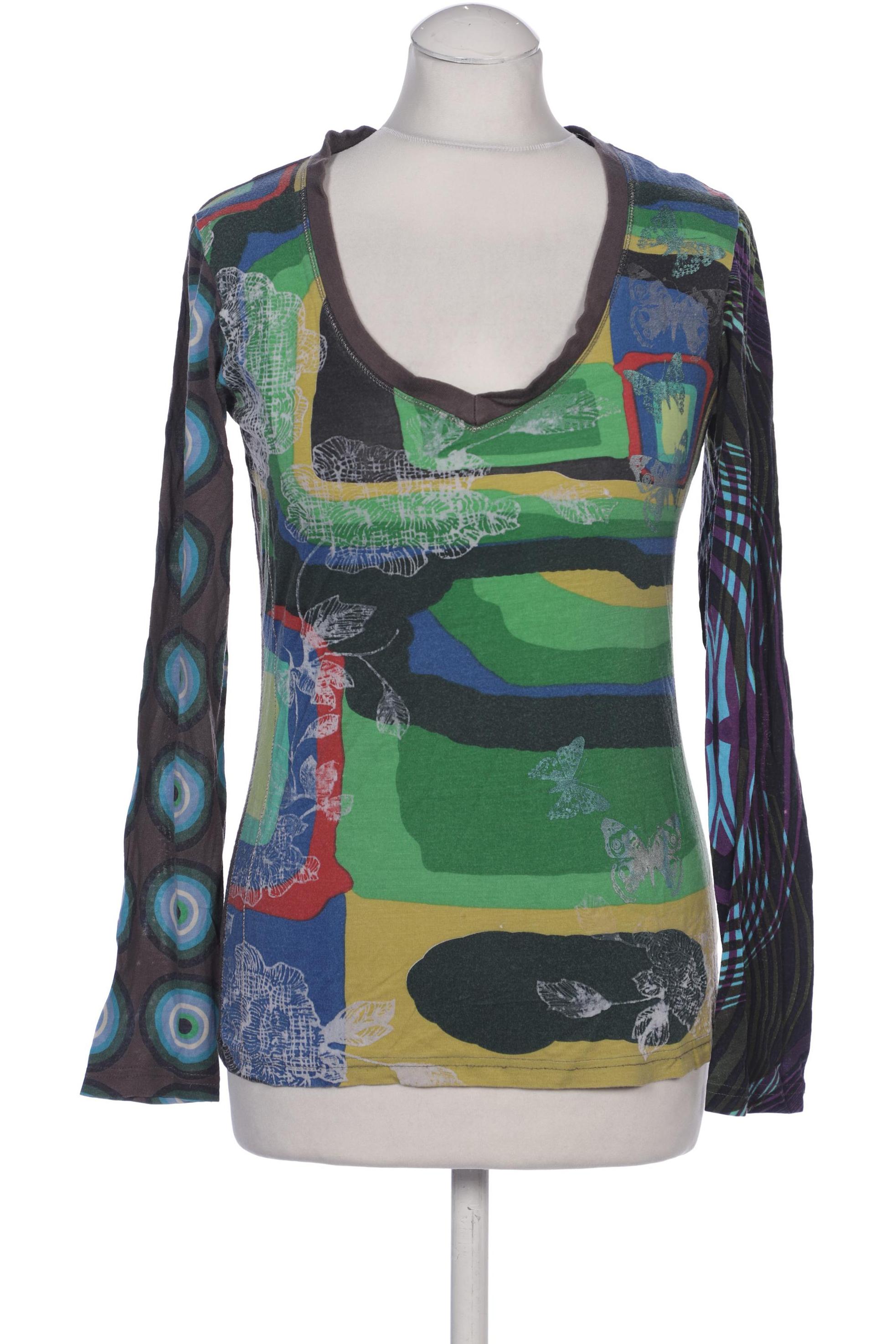 

Desigual Damen Langarmshirt, grün, Gr. 38