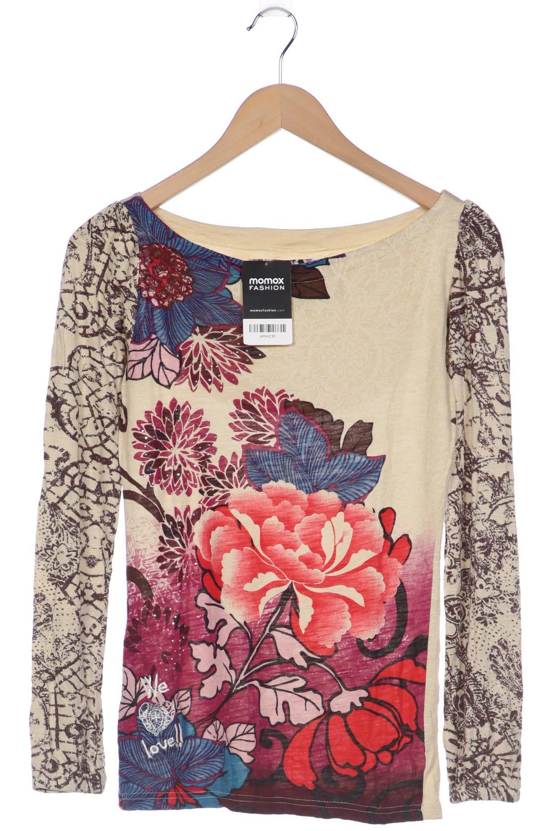 

Desigual Damen Langarmshirt, beige, Gr. 36