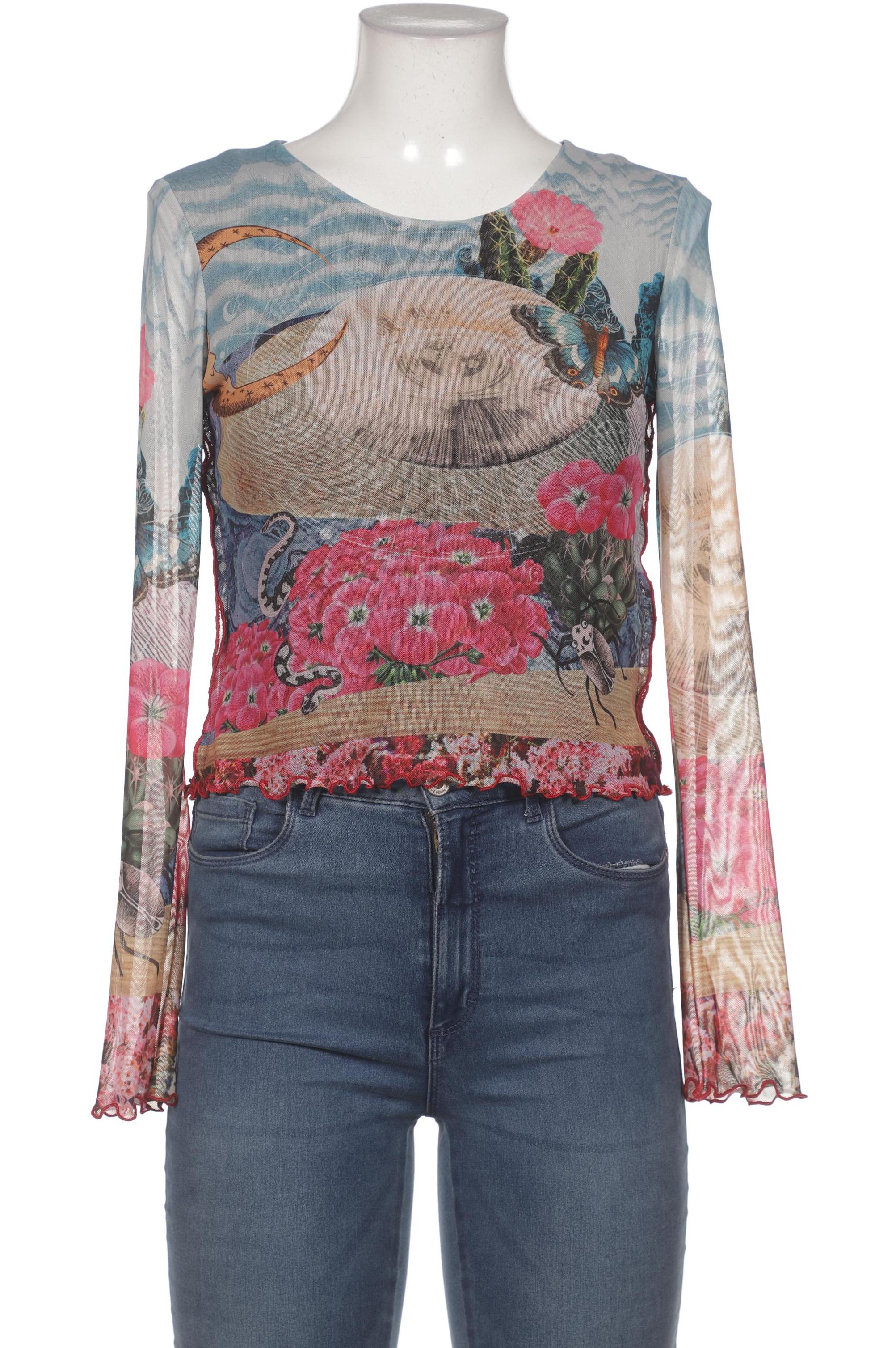

Desigual Damen Langarmshirt, mehrfarbig, Gr. 42