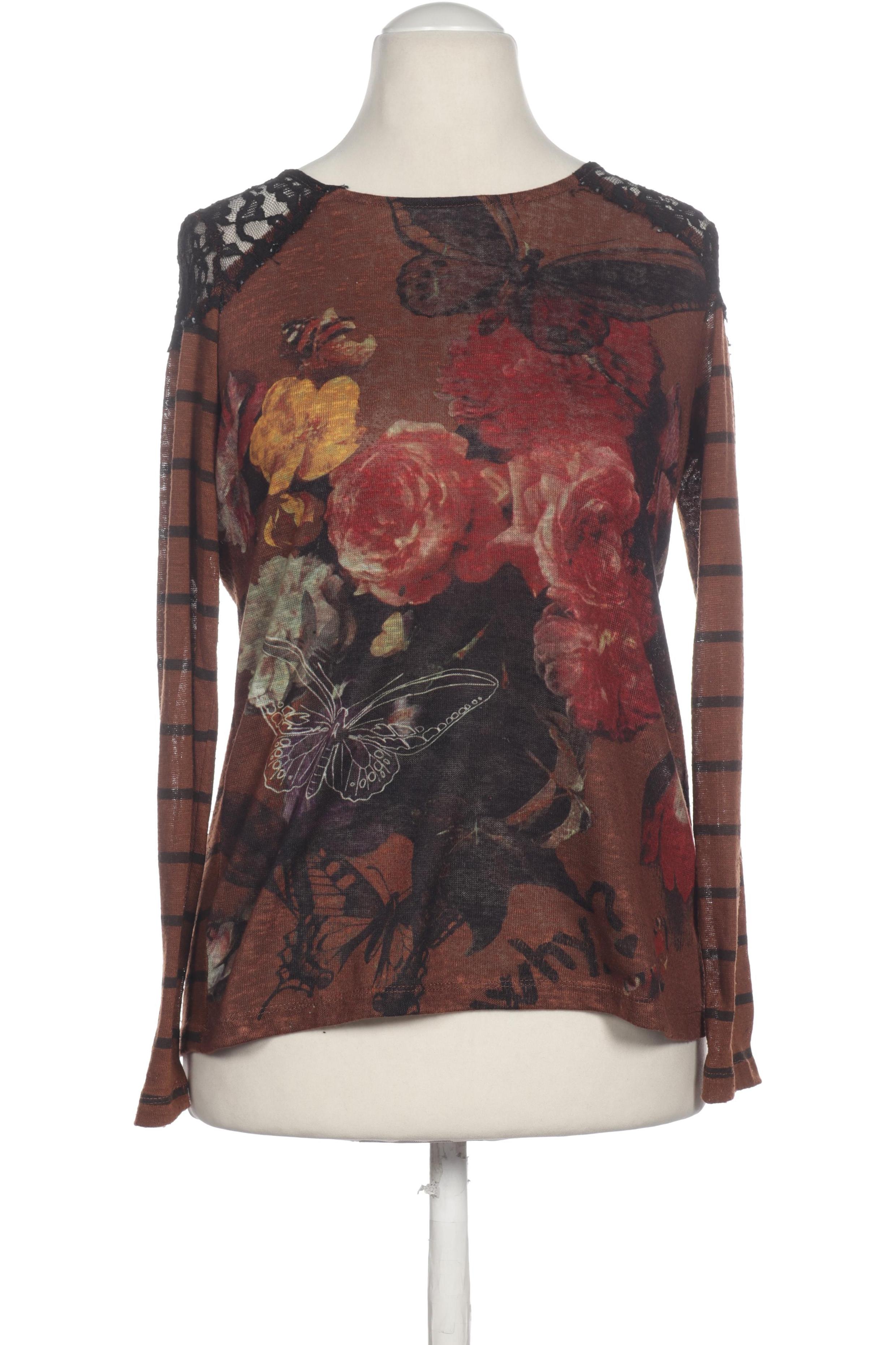 

Desigual Damen Langarmshirt, braun, Gr. 38