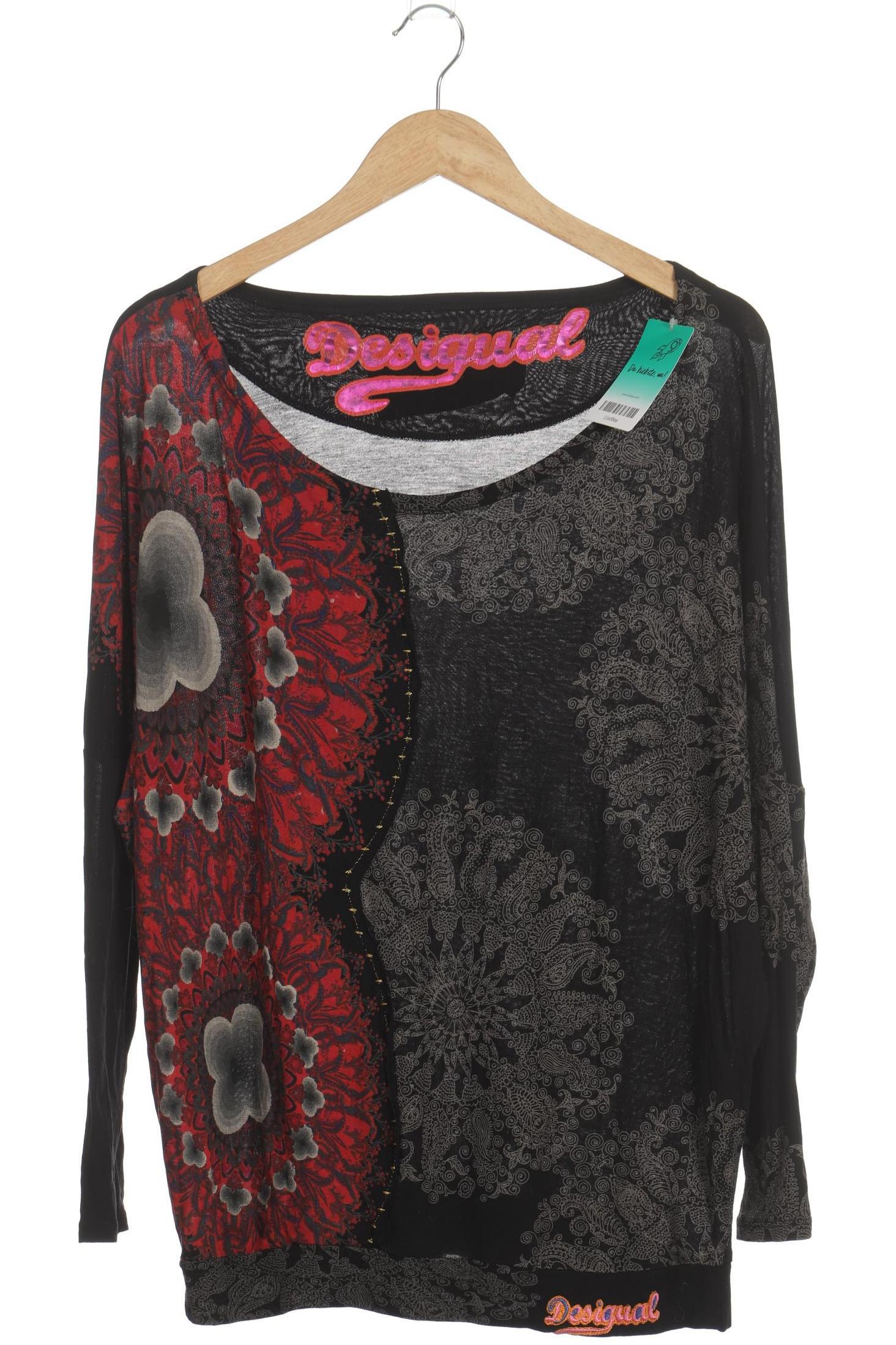 

Desigual Damen Langarmshirt, schwarz, Gr.