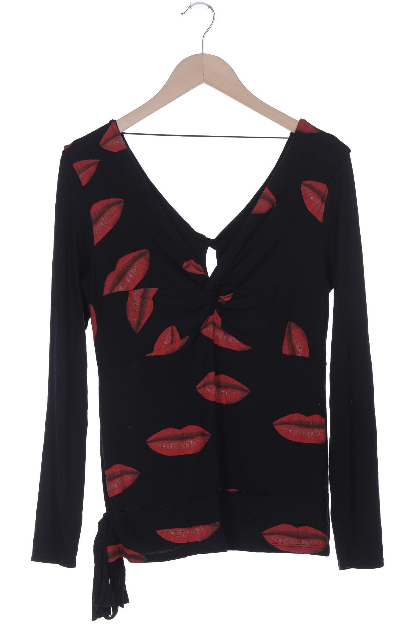 

Desigual Damen Langarmshirt, schwarz, Gr. 42