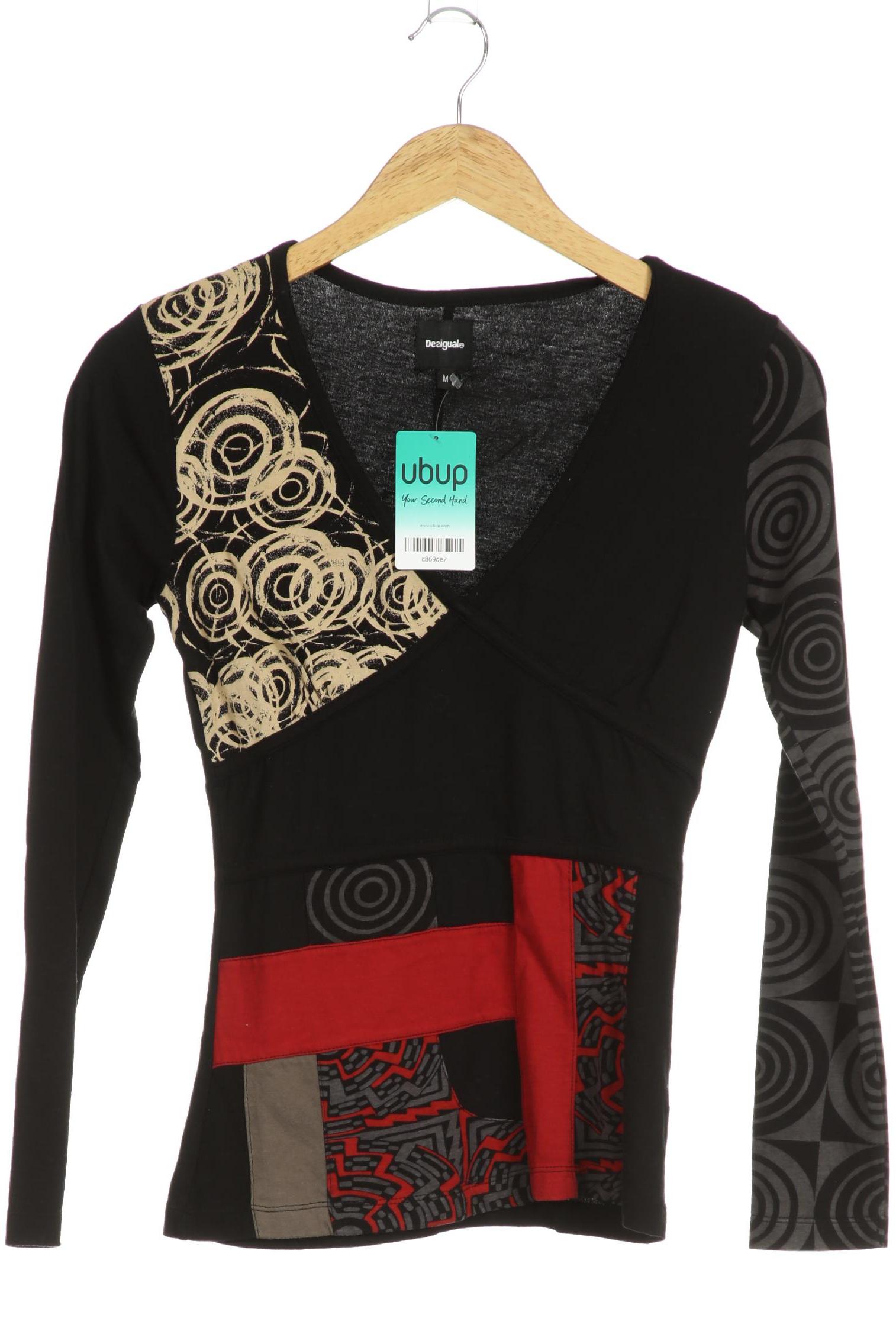 

Desigual Damen Langarmshirt, schwarz, Gr. 38