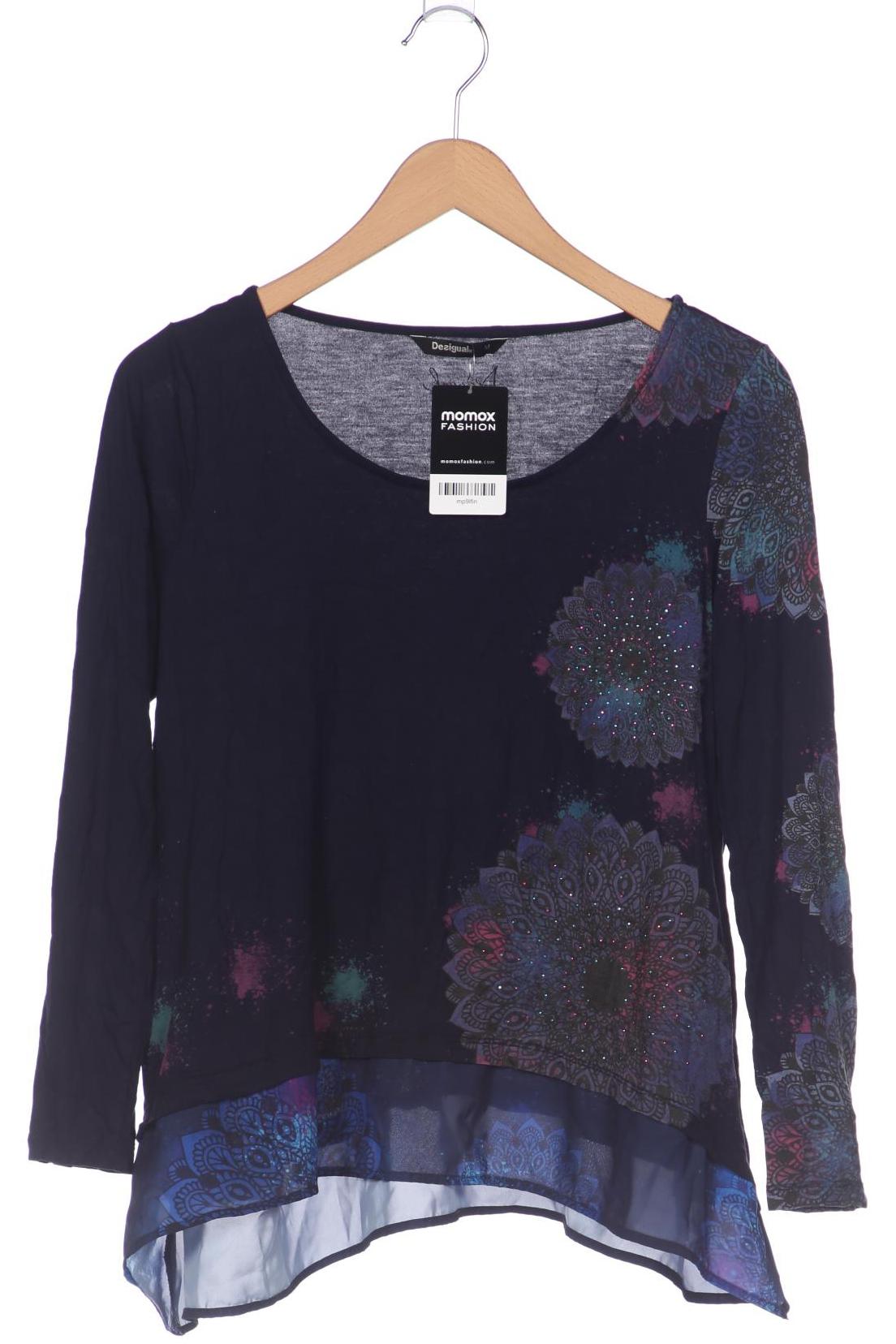 

Desigual Damen Langarmshirt, marineblau, Gr. 38