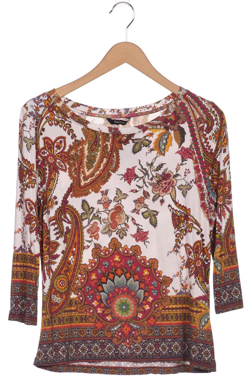

Desigual Damen Langarmshirt, mehrfarbig, Gr. 42
