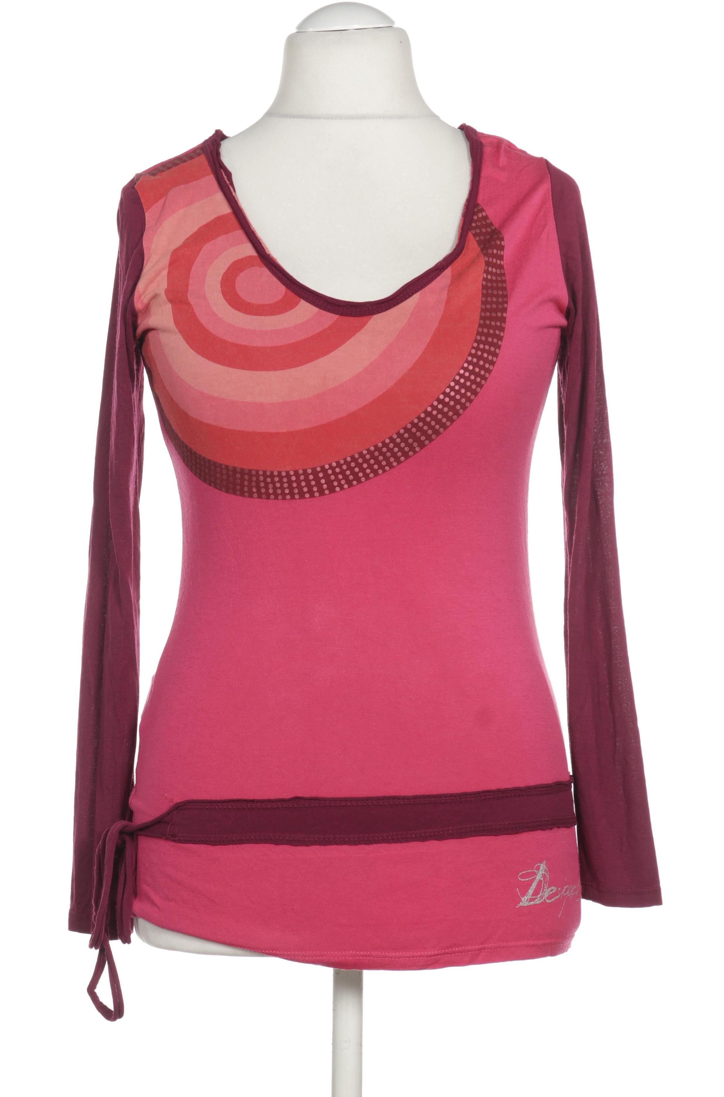 

Desigual Damen Langarmshirt, pink, Gr.
