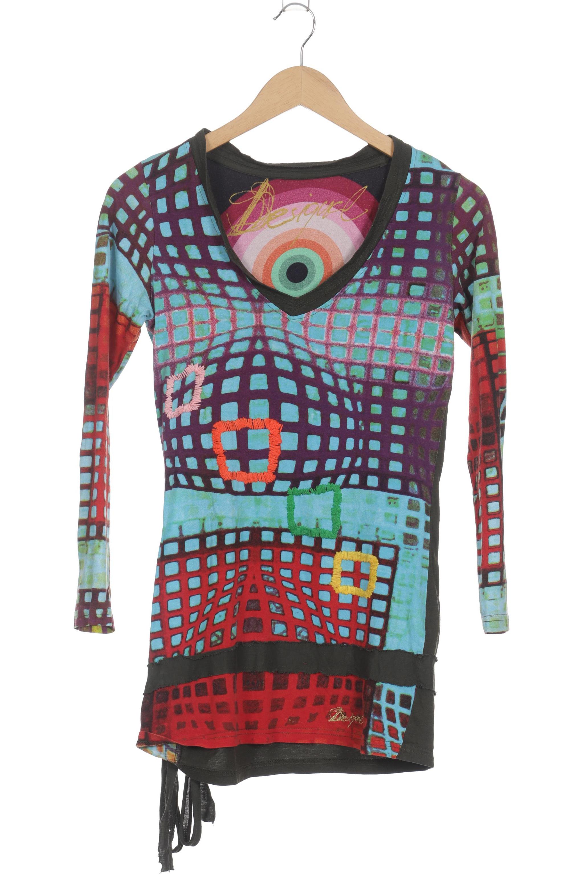 

Desigual Damen Langarmshirt, mehrfarbig, Gr. 38