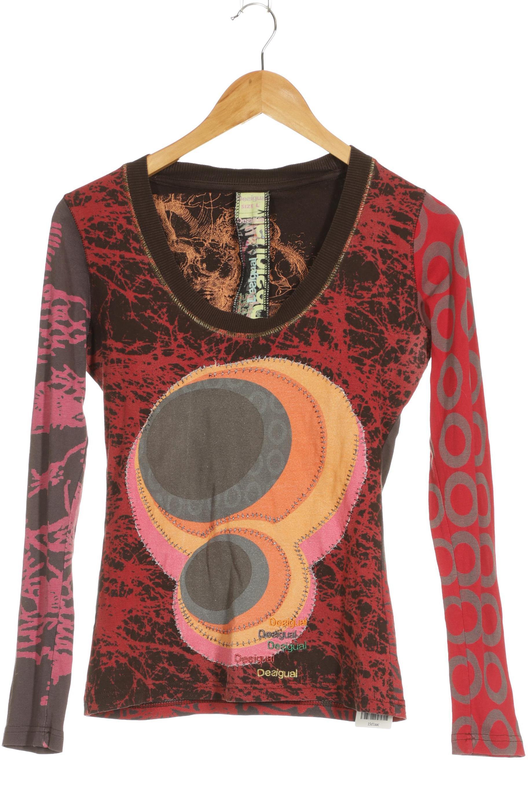 

Desigual Damen Langarmshirt, braun, Gr.