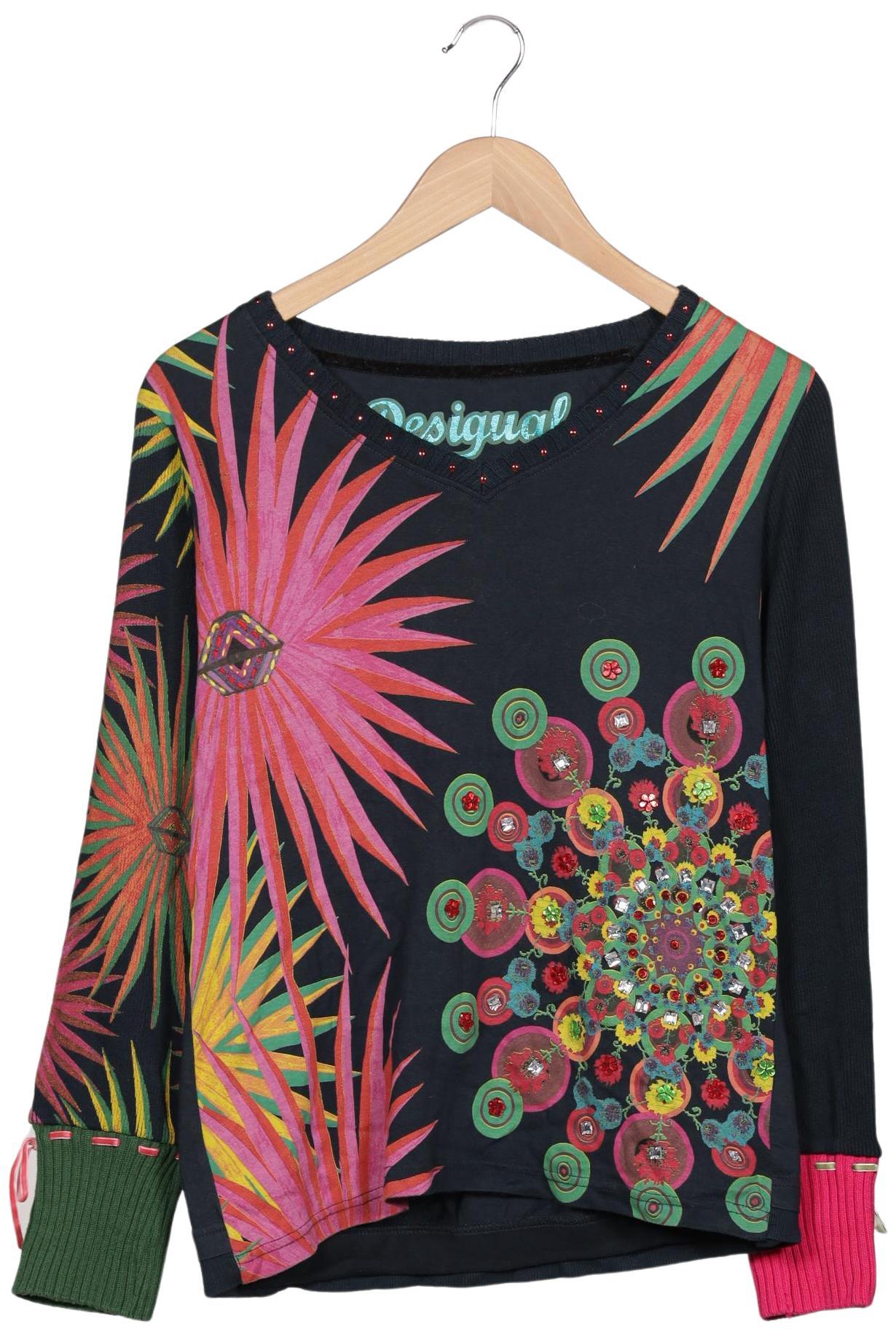

Desigual Damen Langarmshirt, marineblau, Gr. 44