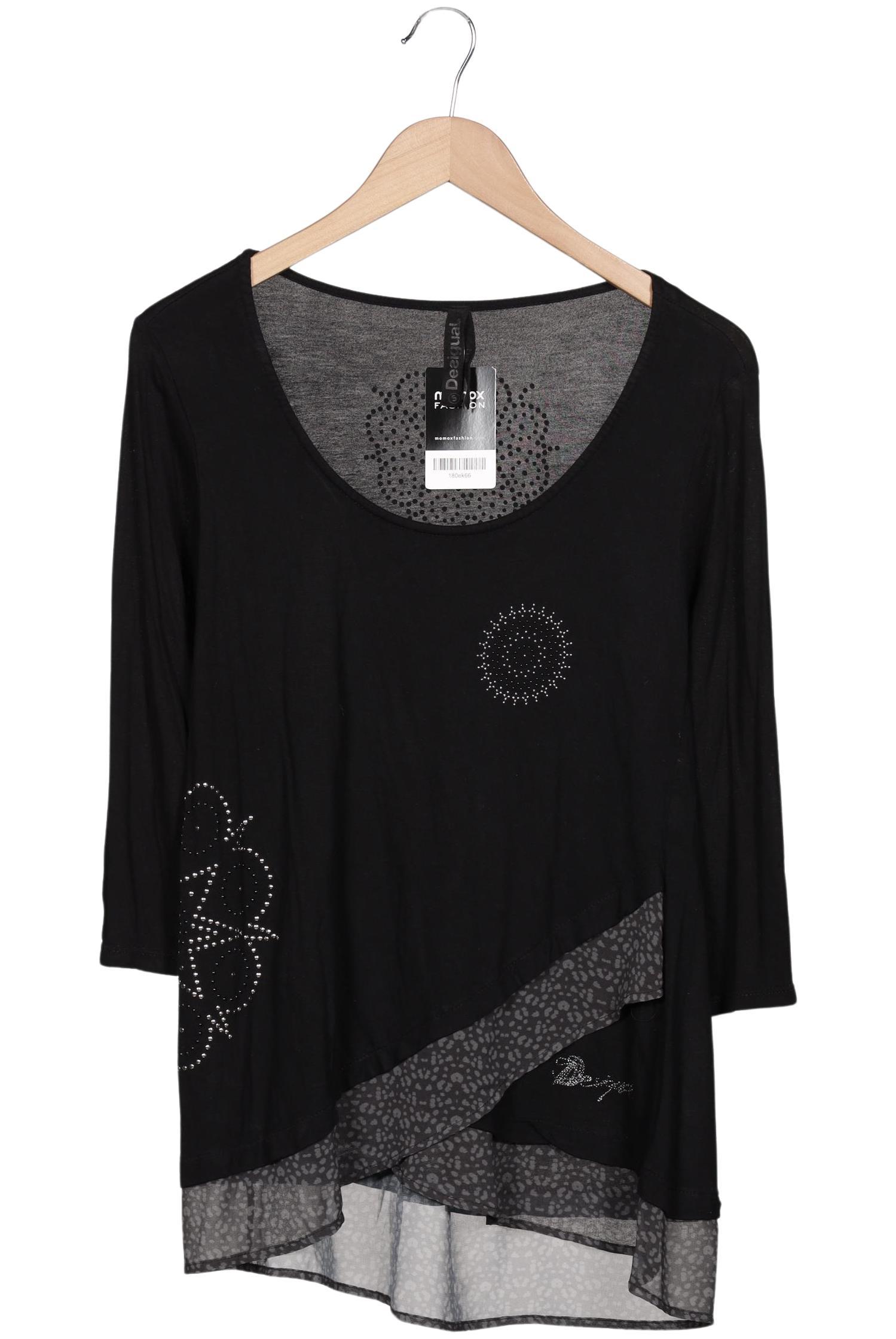 

Desigual Damen Langarmshirt, schwarz, Gr. 36