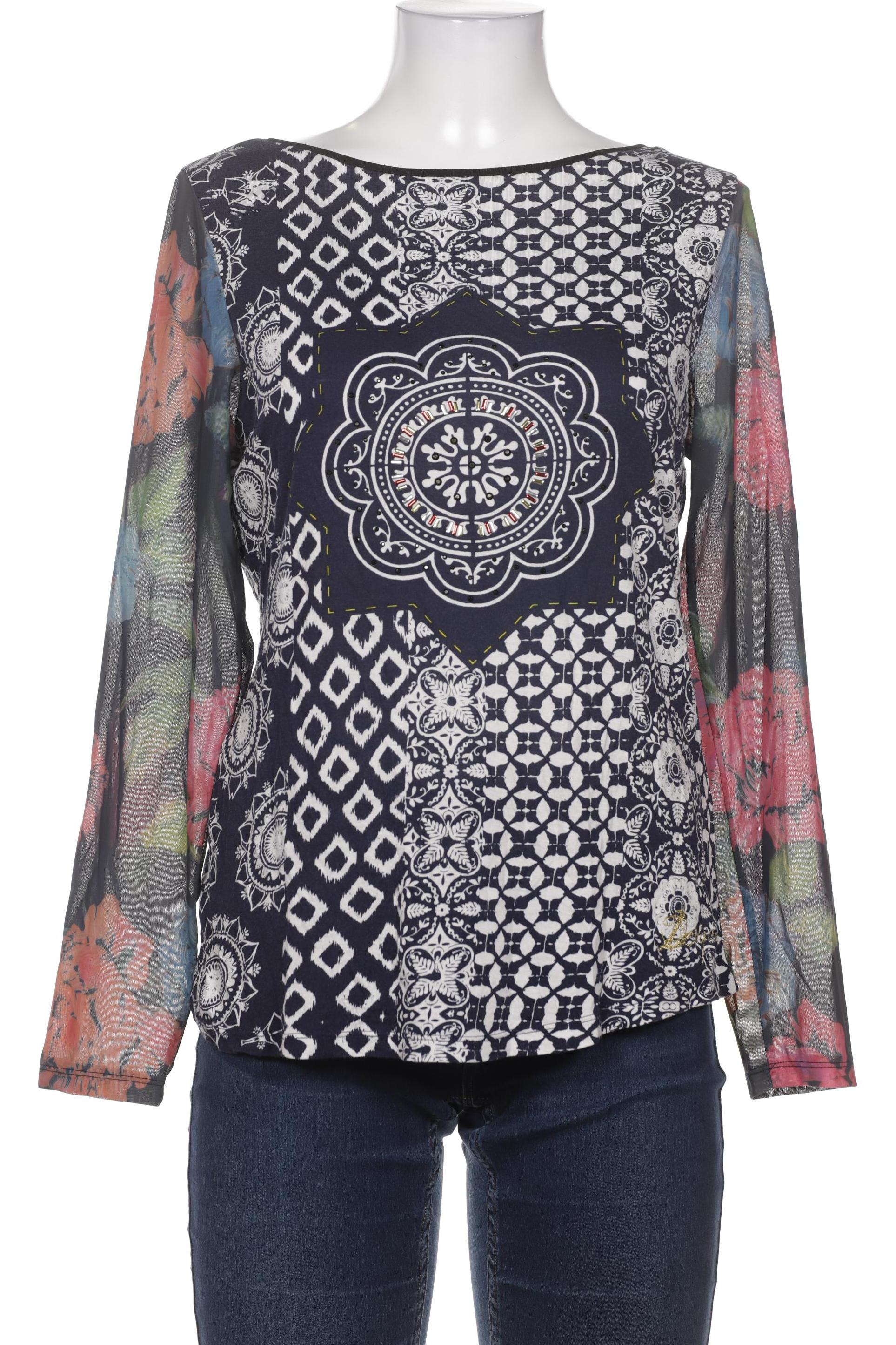 

Desigual Damen Langarmshirt, mehrfarbig, Gr. 42