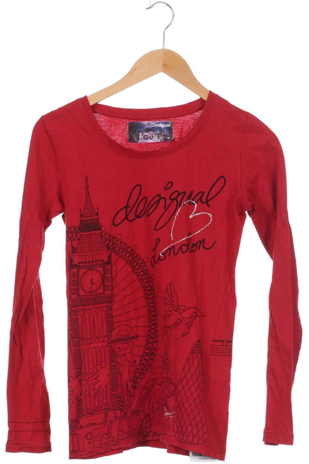 

Desigual Damen Langarmshirt, rot, Gr.