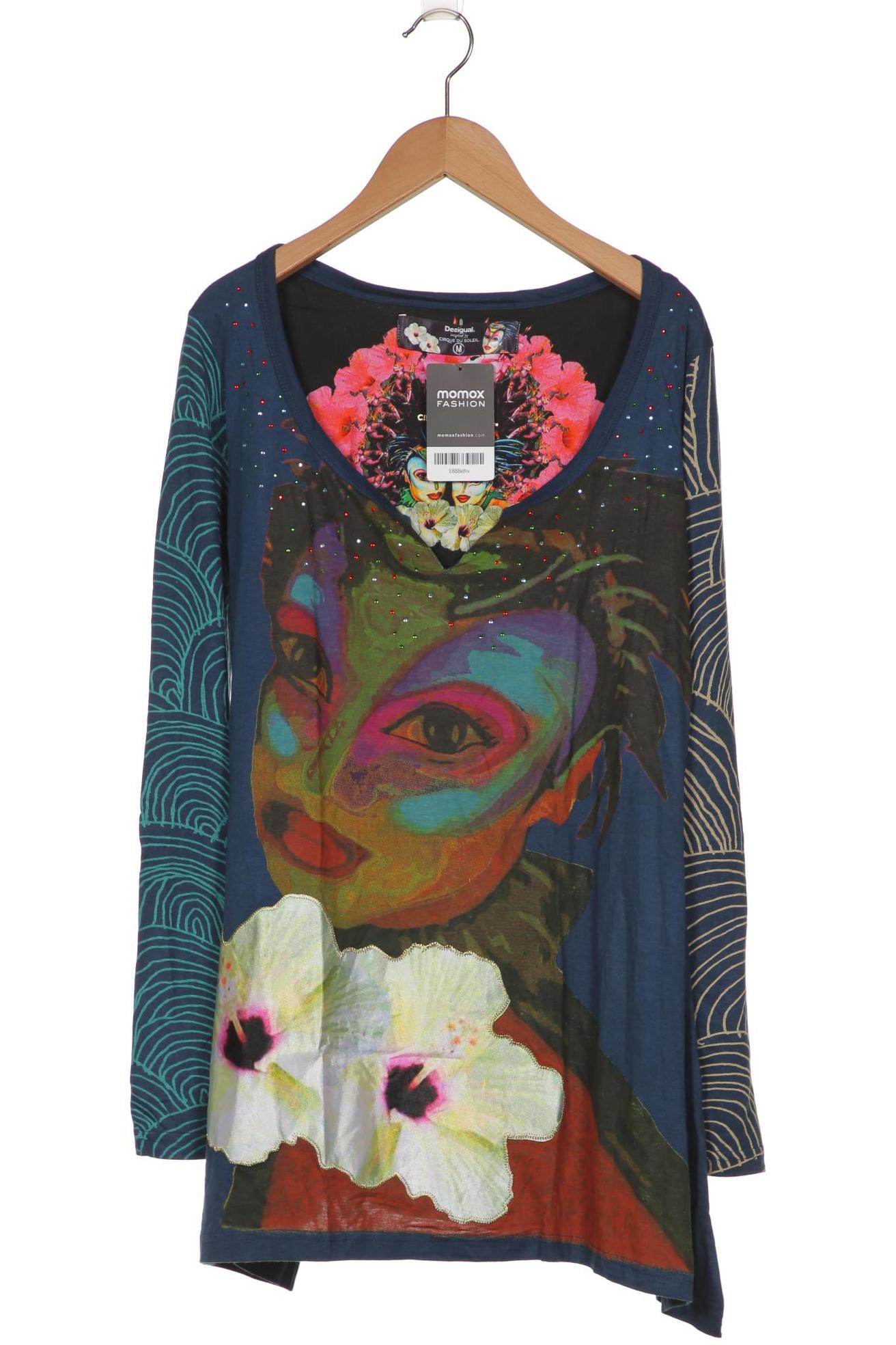 

Desigual Damen Langarmshirt, mehrfarbig, Gr. 38