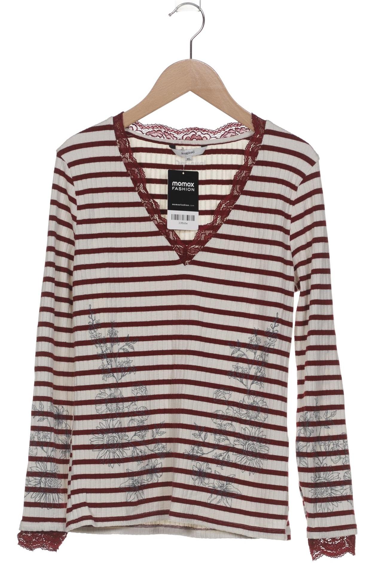 

Desigual Damen Langarmshirt, cremeweiß, Gr. 44