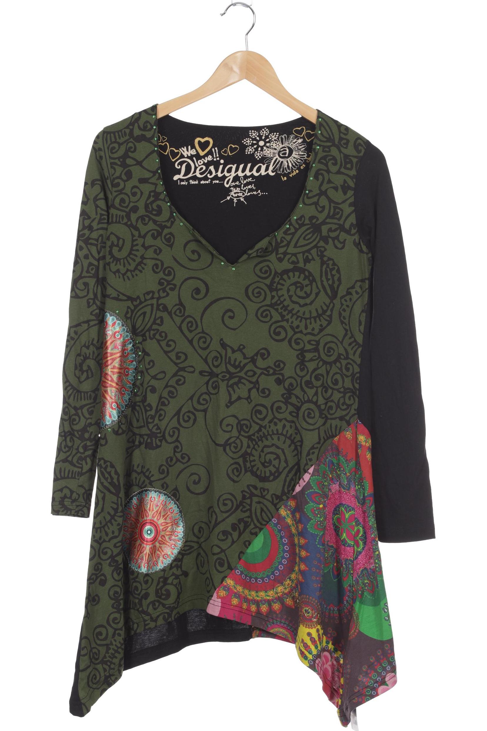 

Desigual Damen Langarmshirt, grün, Gr. 42