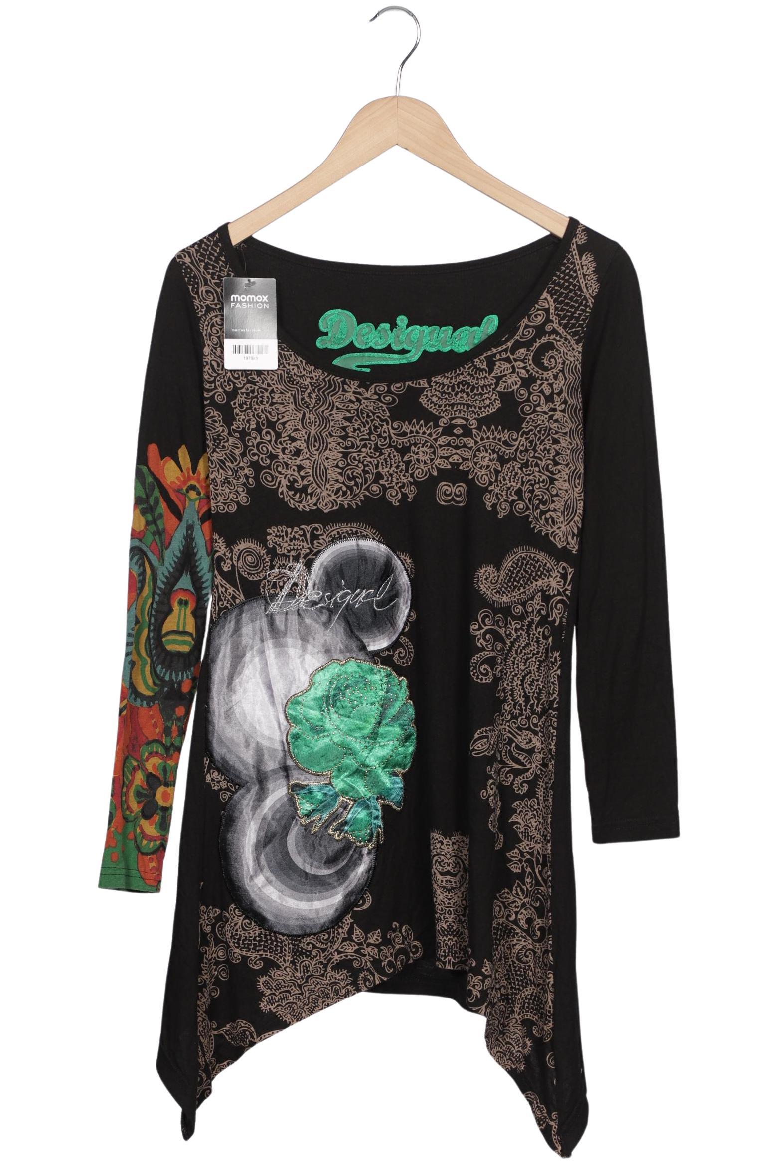 

Desigual Damen Langarmshirt, schwarz, Gr. 38