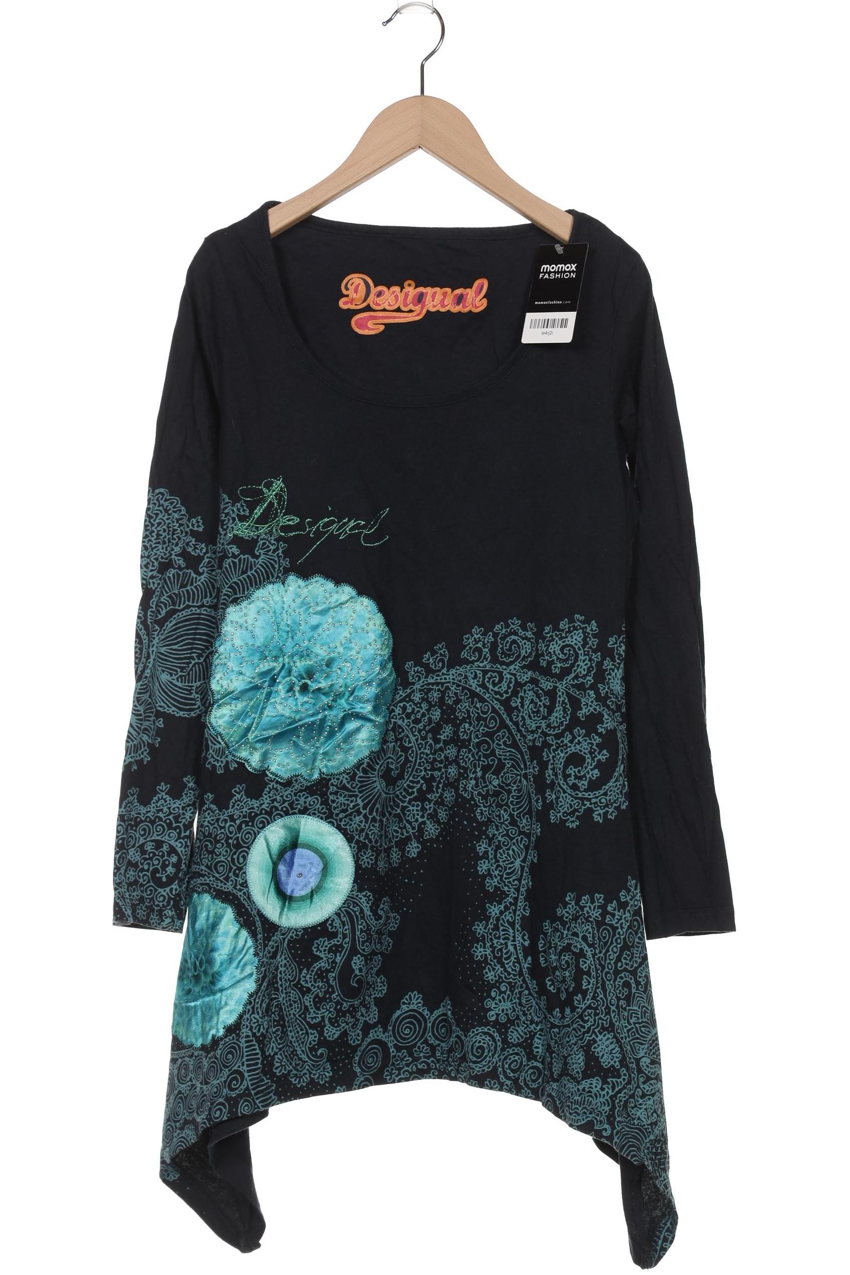 

Desigual Damen Langarmshirt, marineblau, Gr. 38