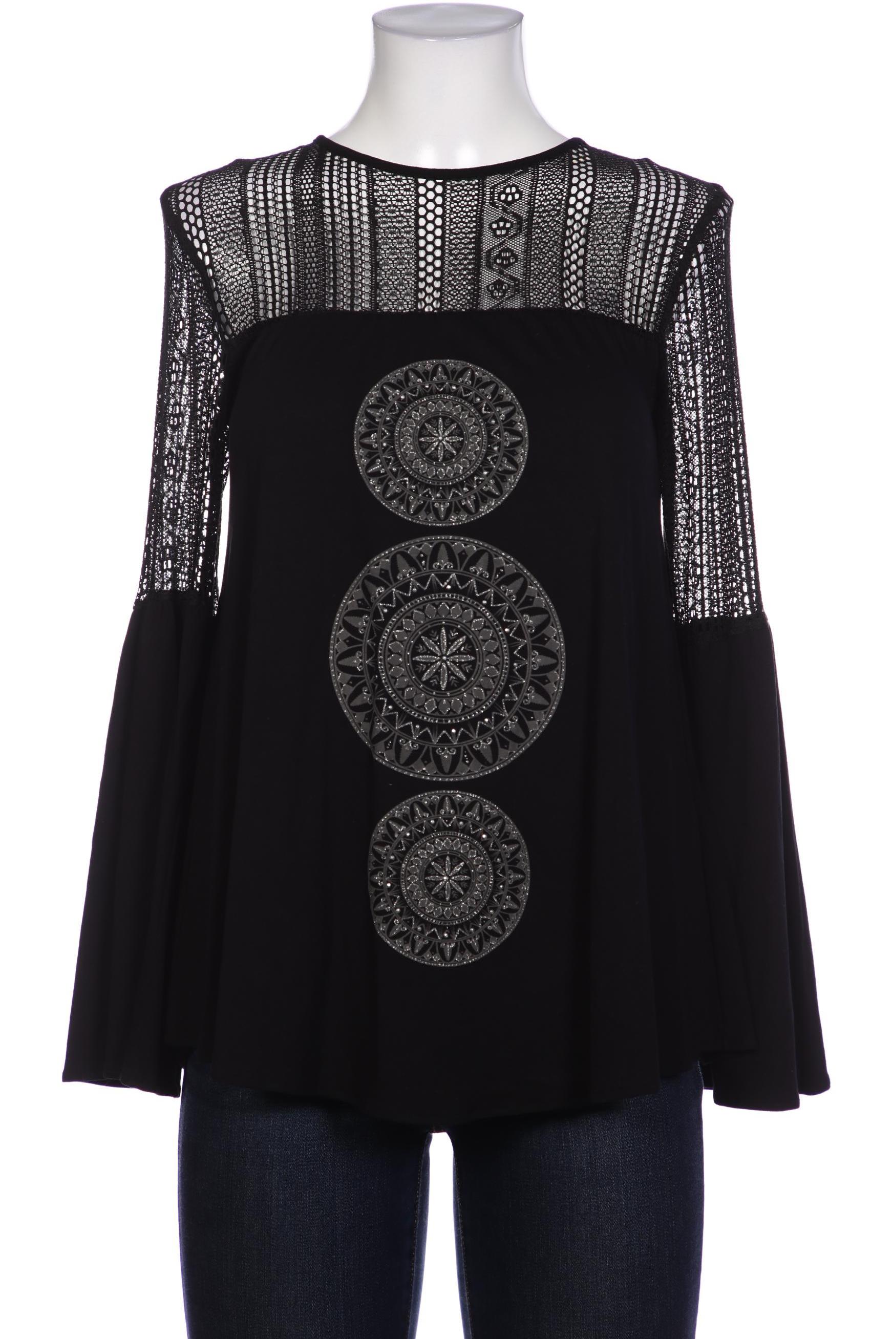 

Desigual Damen Langarmshirt, schwarz, Gr. 38