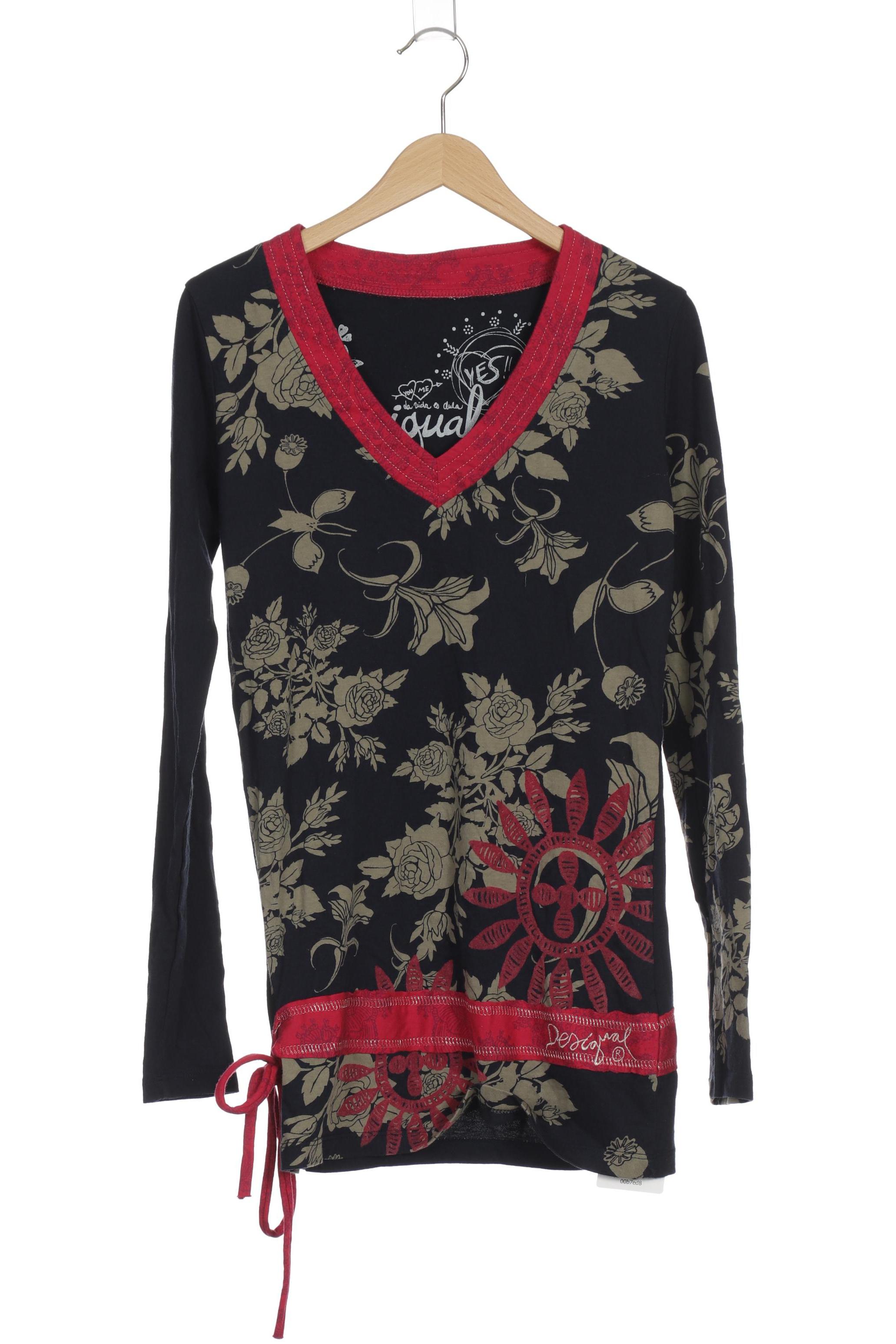 

Desigual Damen Langarmshirt, blau, Gr. 36