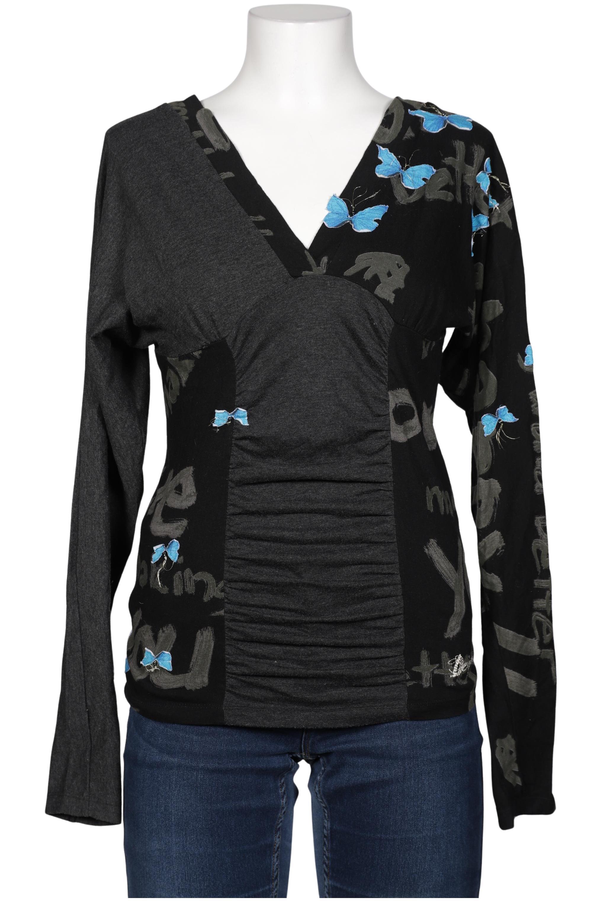 

Desigual Damen Langarmshirt, schwarz, Gr. 42