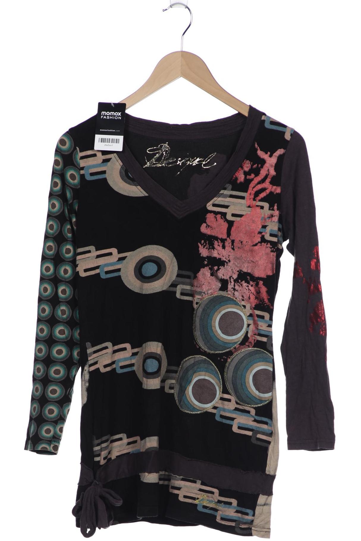 

Desigual Damen Langarmshirt, schwarz, Gr. 38