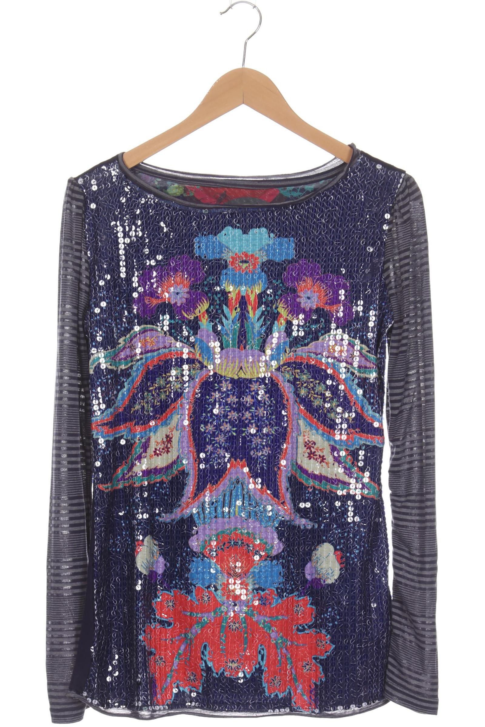 

Desigual Damen Langarmshirt, blau, Gr.