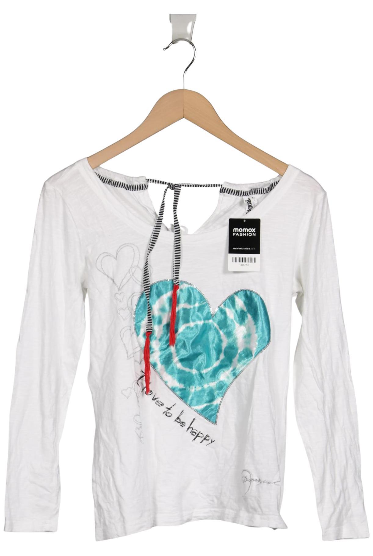

Desigual Damen Langarmshirt, weiß, Gr. 38