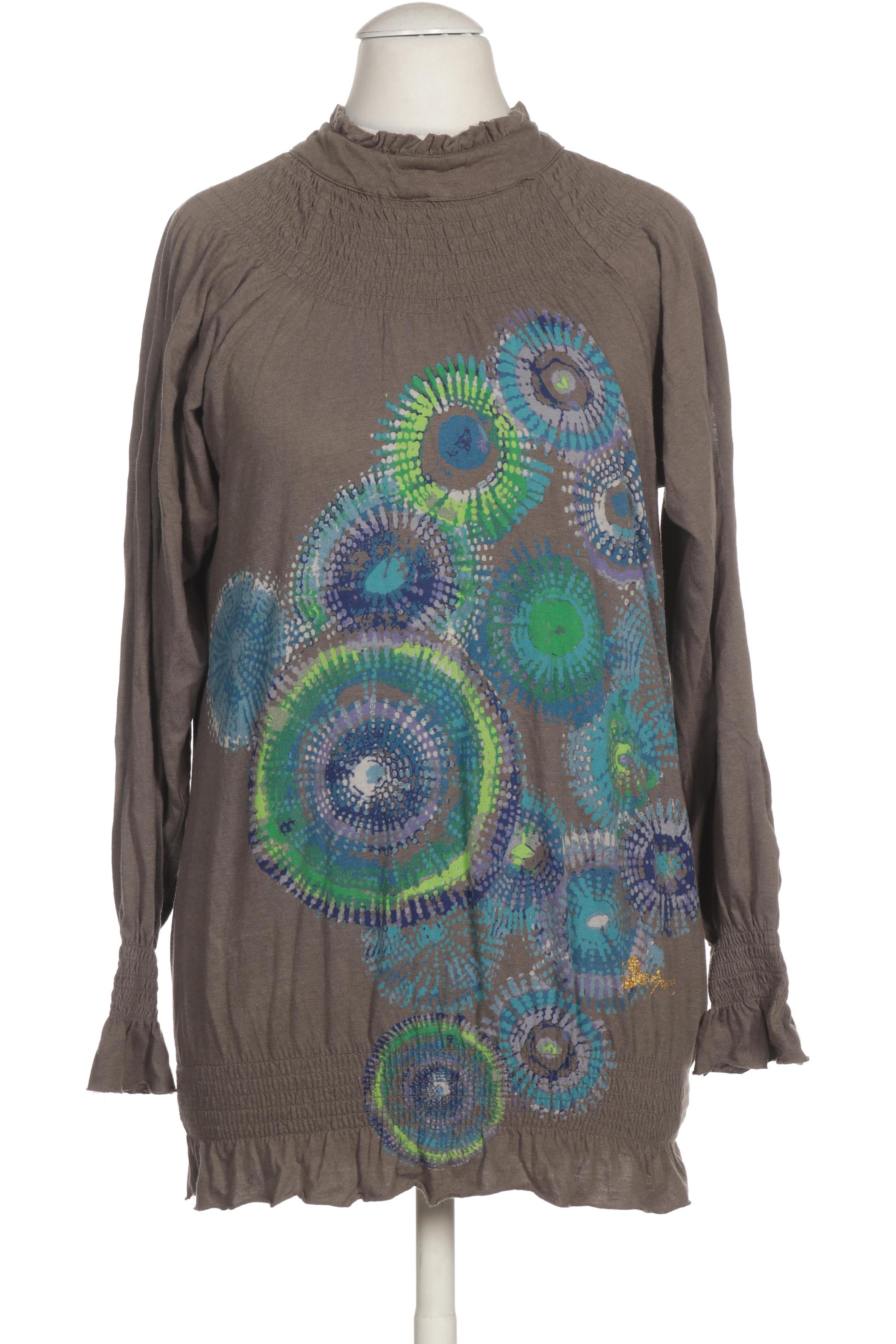 

Desigual Damen Langarmshirt, grau, Gr. 34