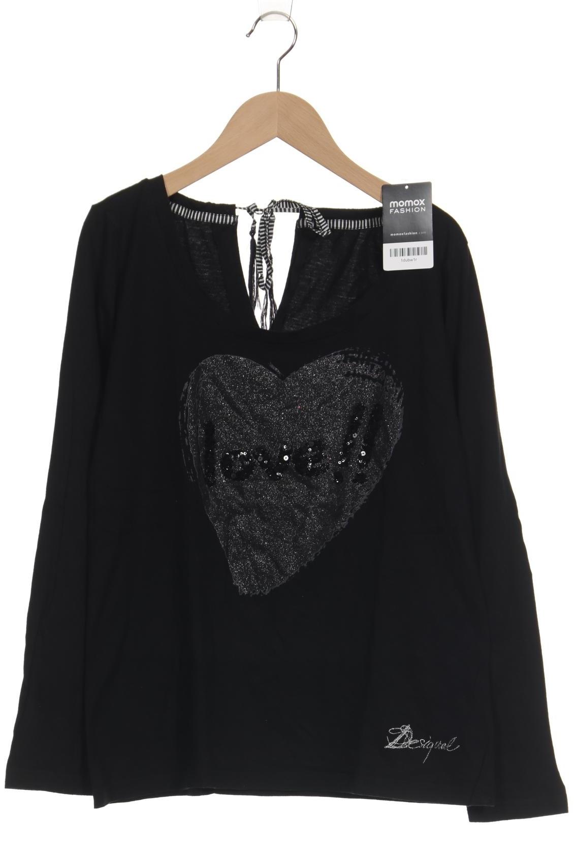 

Desigual Damen Langarmshirt, schwarz, Gr. 42