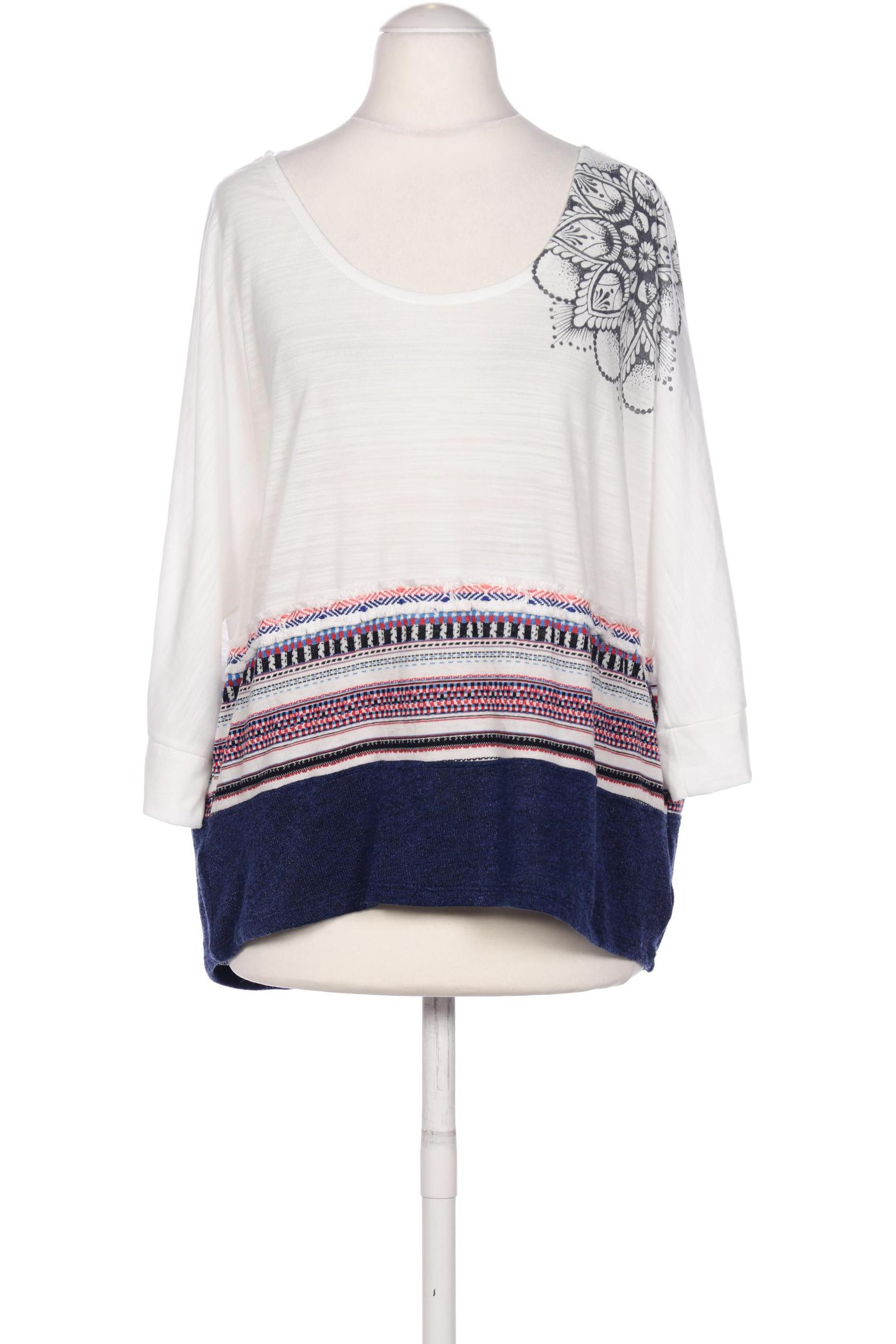 

Desigual Damen Langarmshirt, weiß, Gr. 38