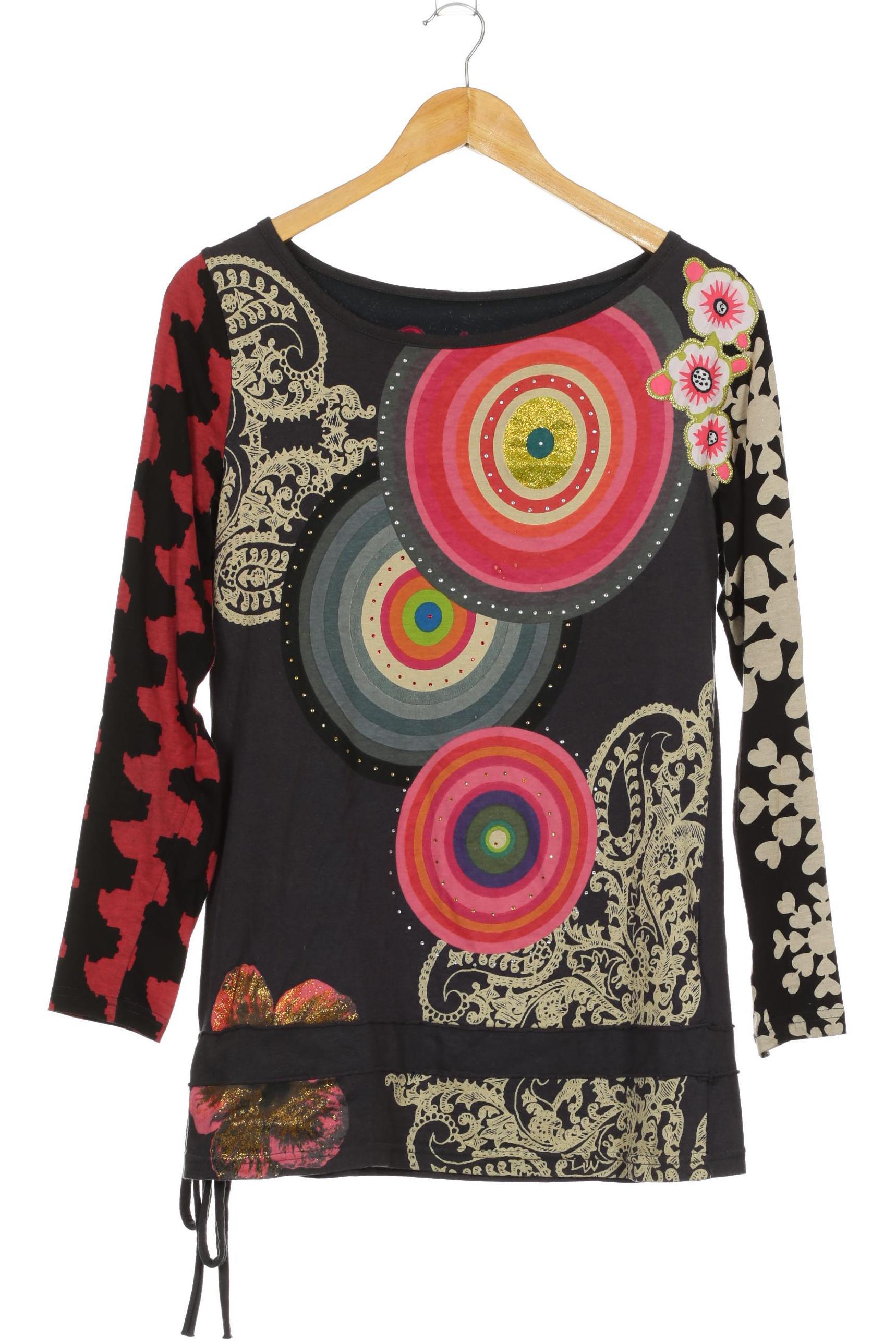 

Desigual Damen Langarmshirt, grau, Gr.