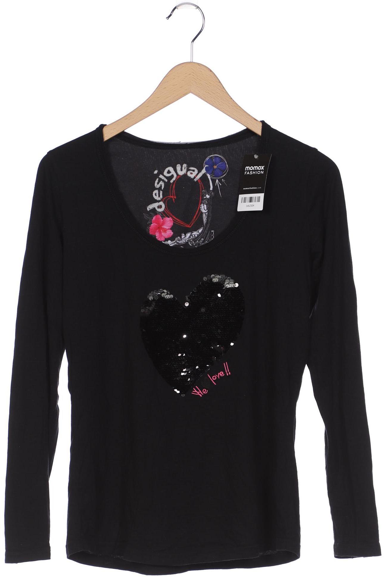 

Desigual Damen Langarmshirt, schwarz, Gr. 42