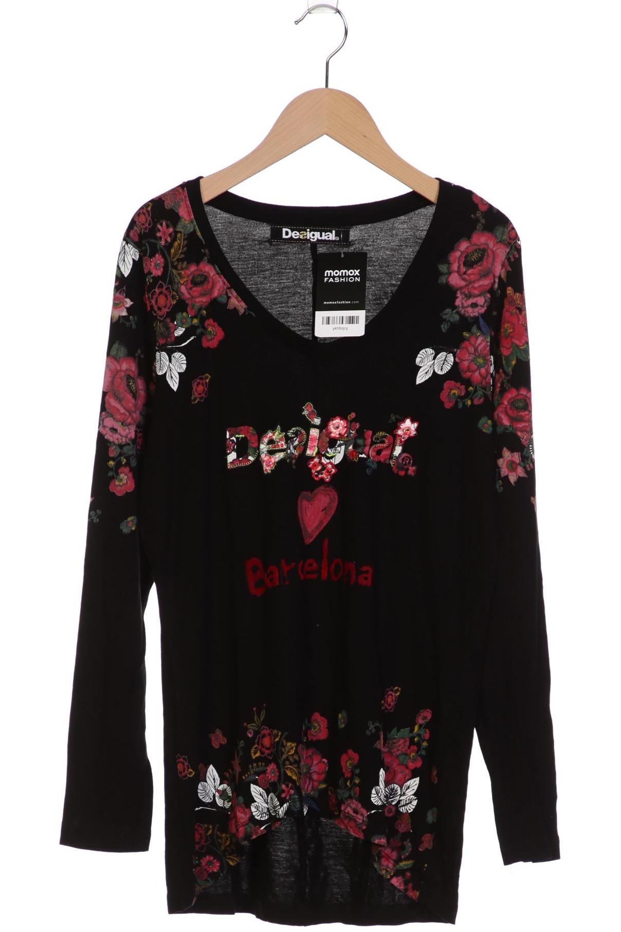 

Desigual Damen Langarmshirt, schwarz, Gr. 38