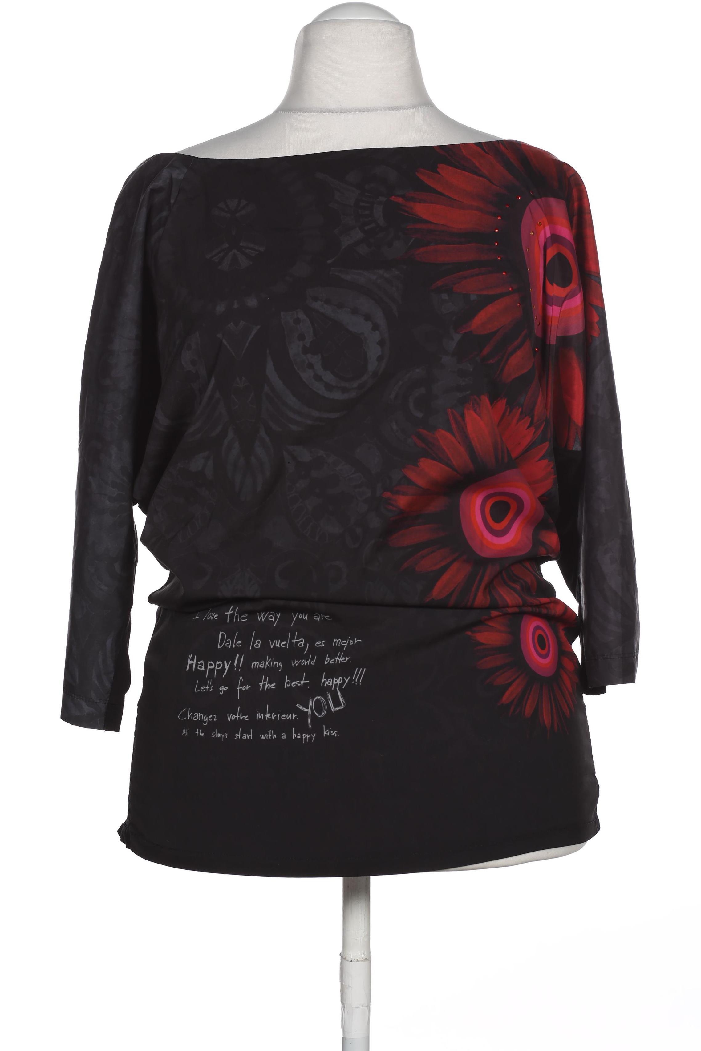 

Desigual Damen Langarmshirt, schwarz, Gr.