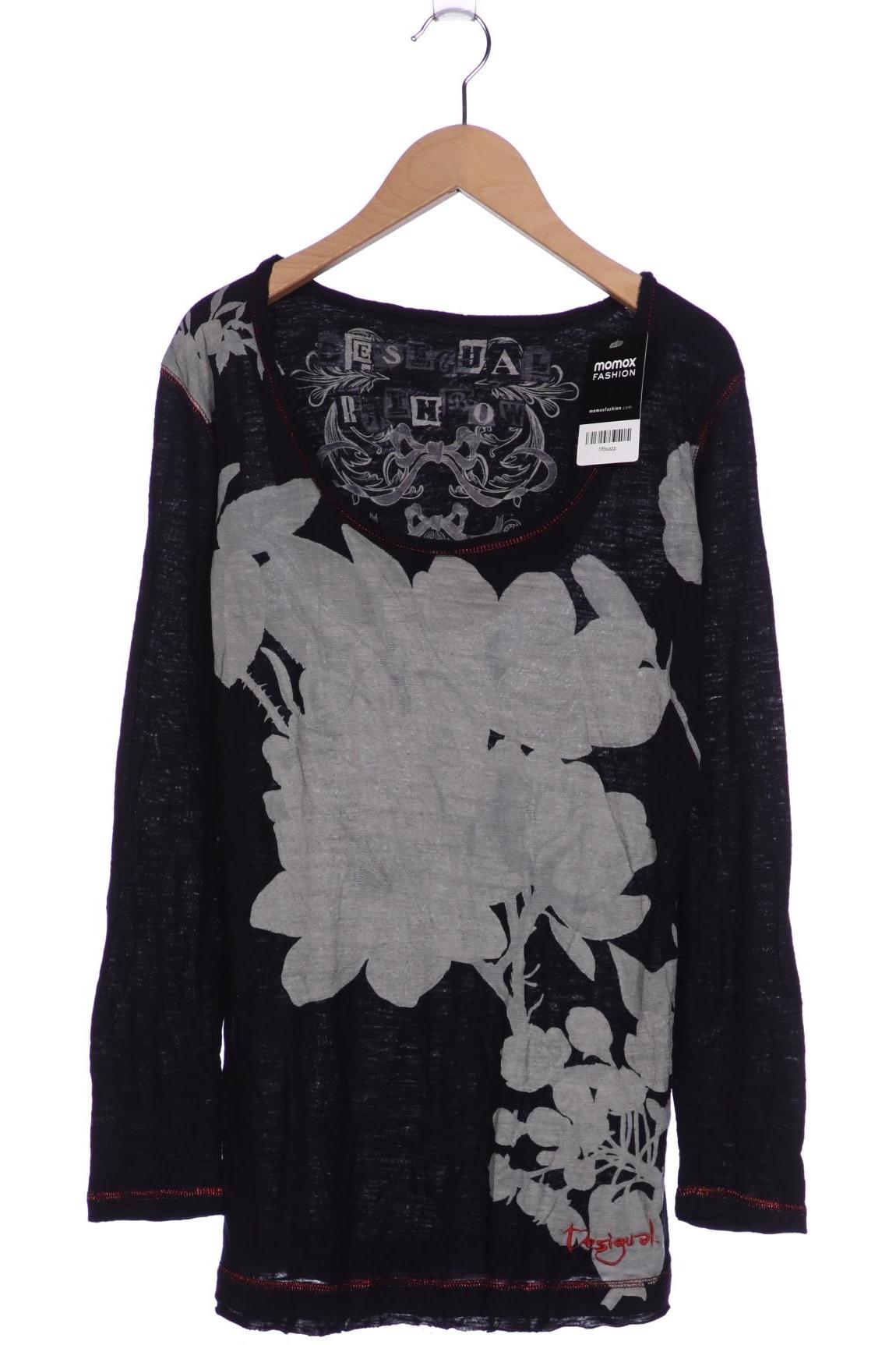

Desigual Damen Langarmshirt, schwarz, Gr. 38