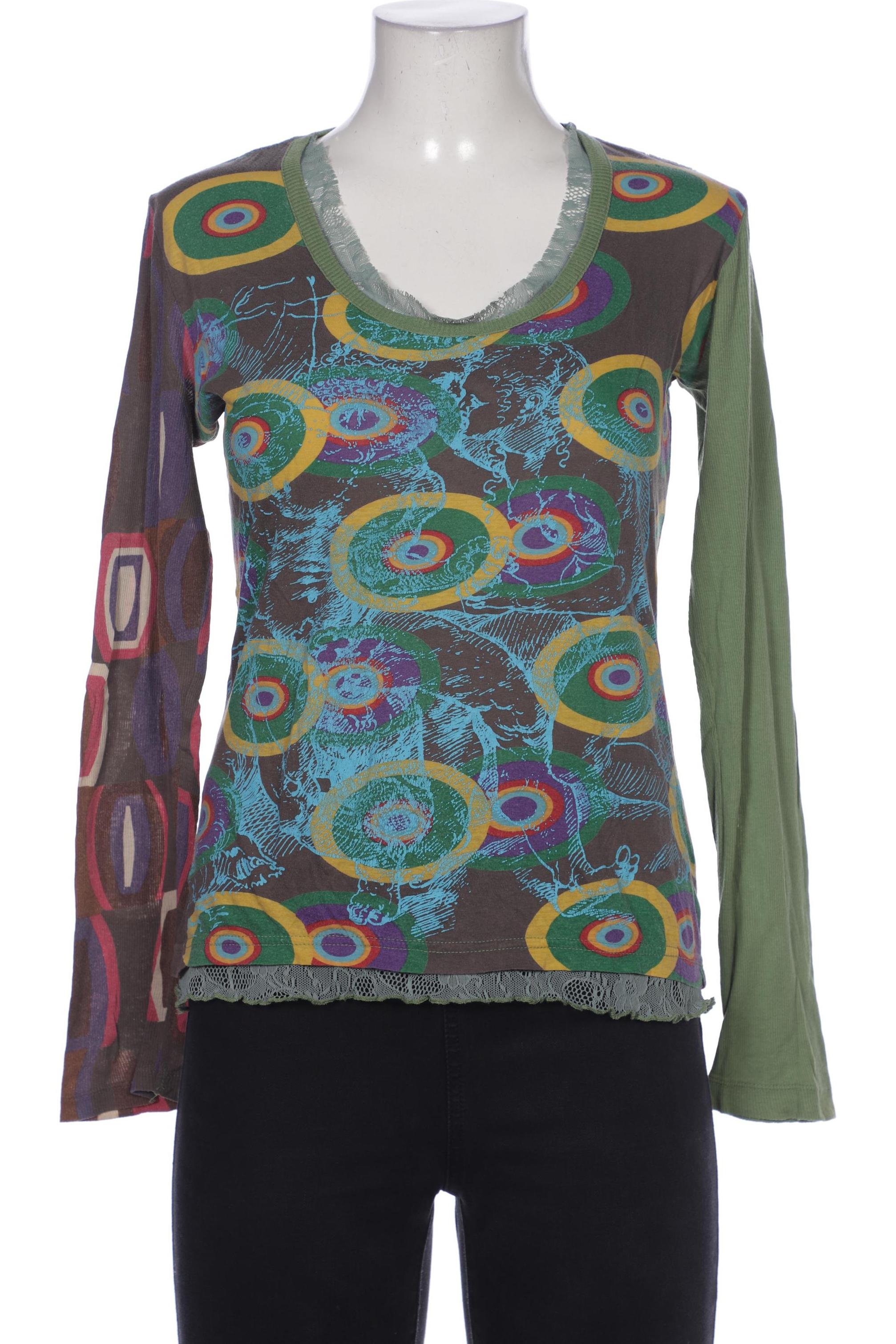 

Desigual Damen Langarmshirt, grün, Gr. 38