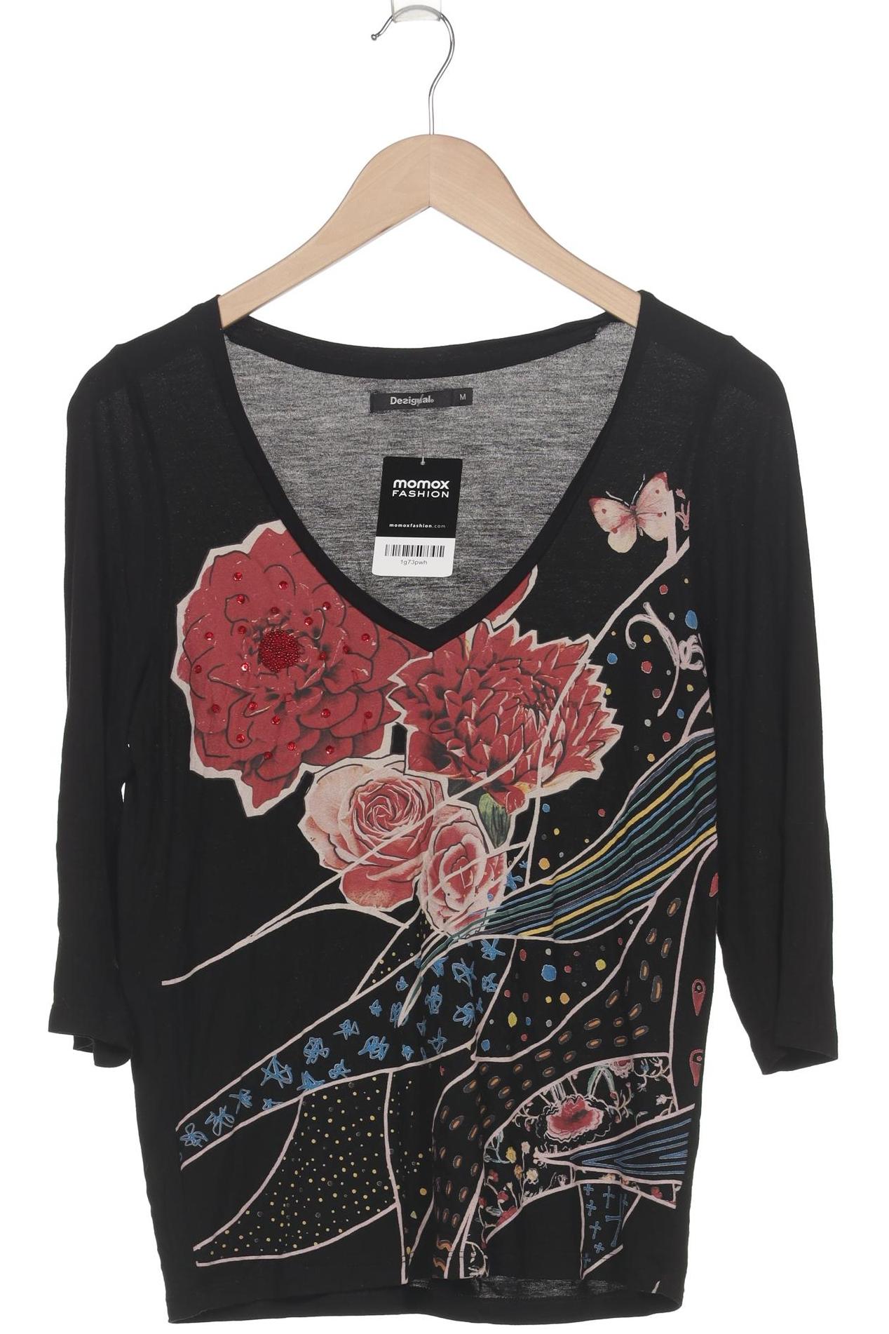 

Desigual Damen Langarmshirt, schwarz, Gr. 38