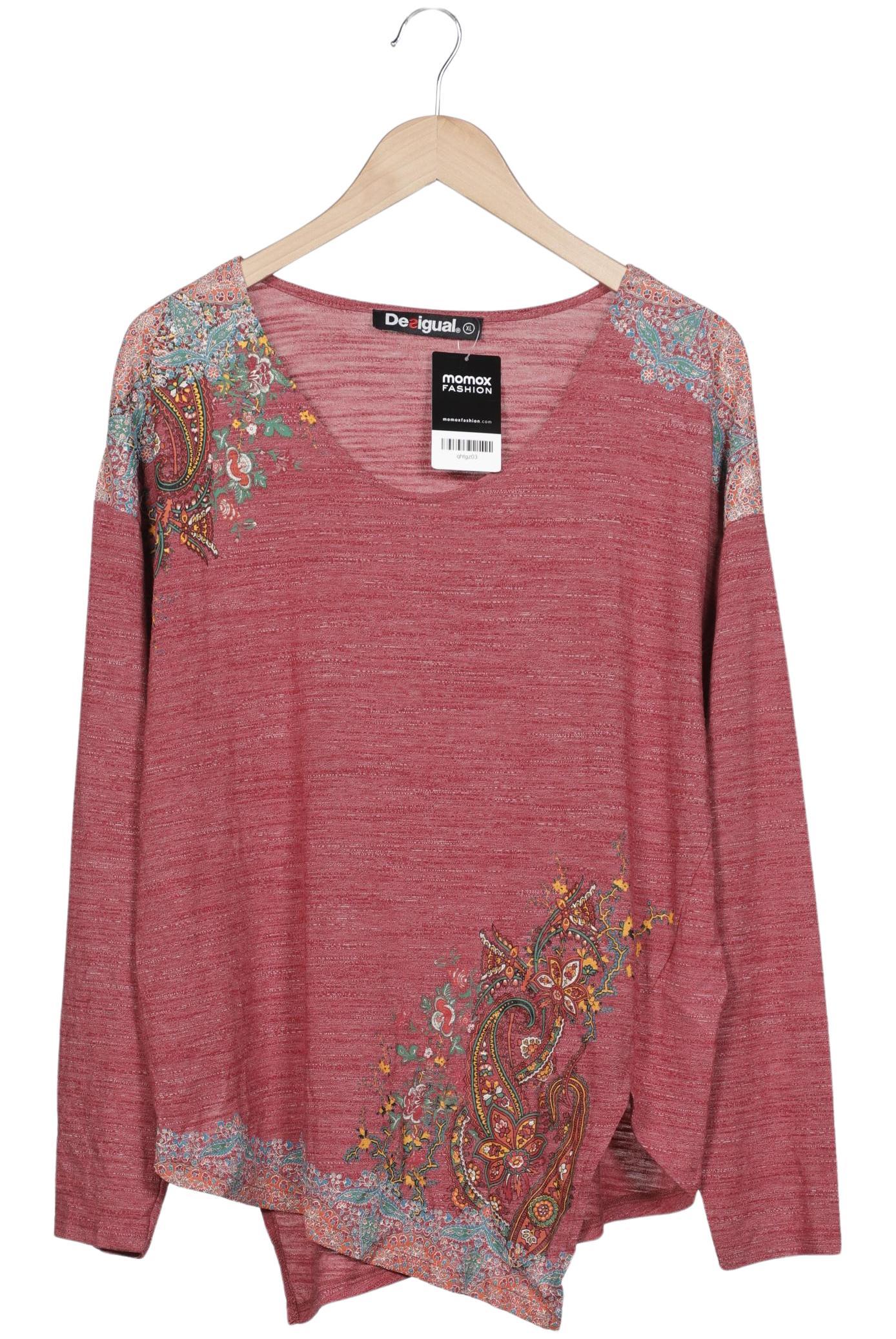 

Desigual Damen Langarmshirt, rot, Gr. 44