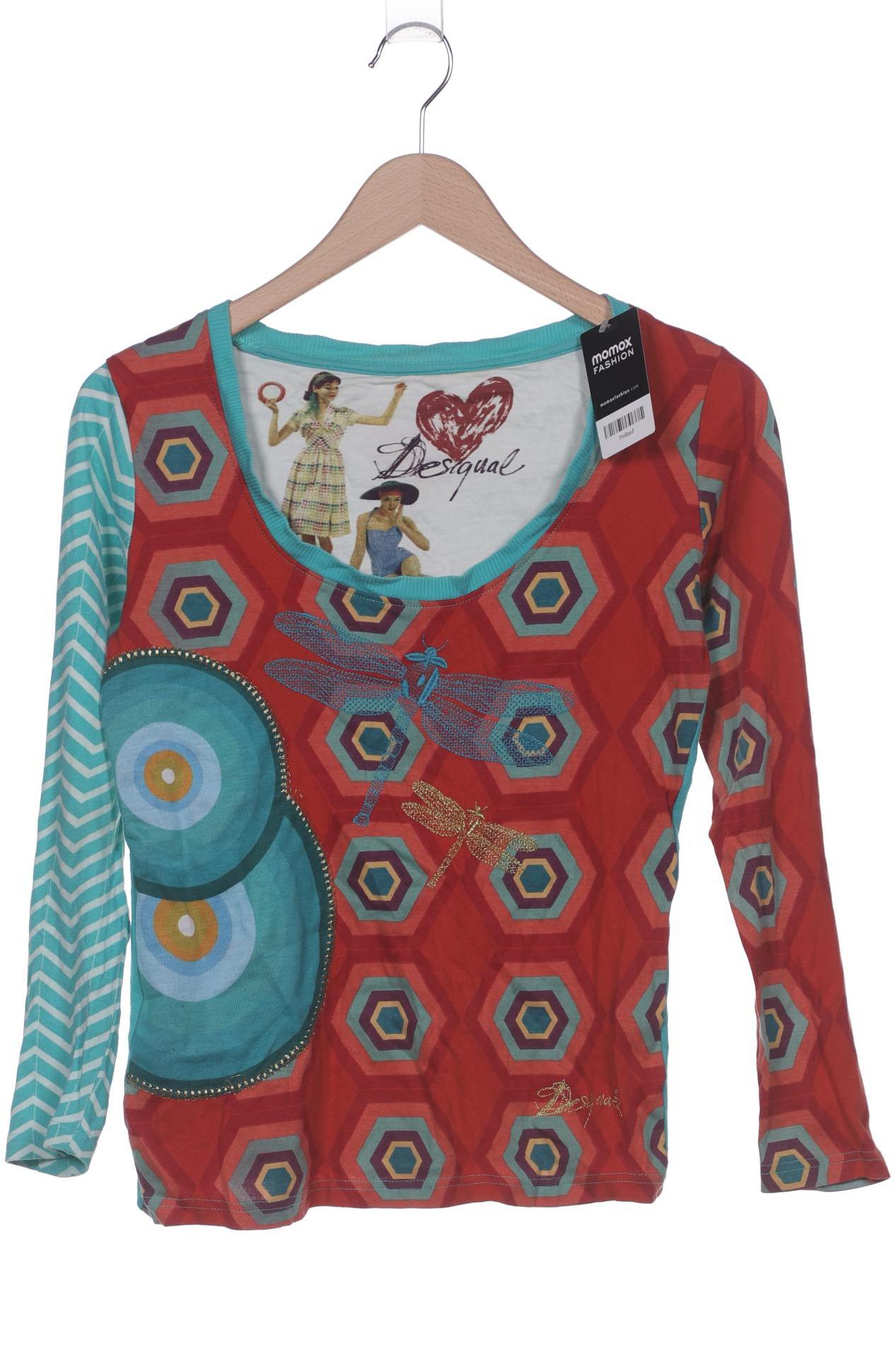 

Desigual Damen Langarmshirt, mehrfarbig, Gr. 38