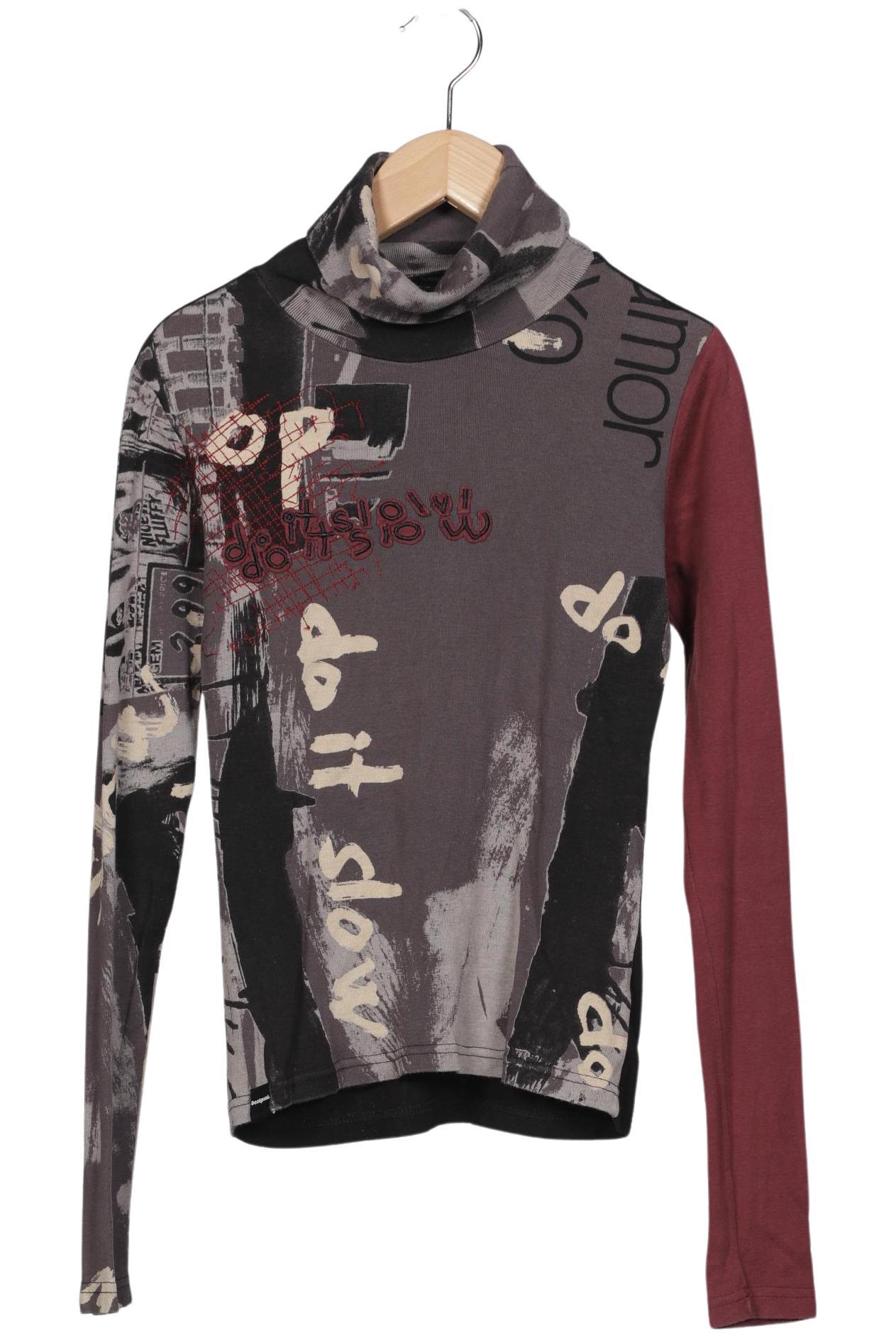 

Desigual Damen Langarmshirt, grau, Gr. 36